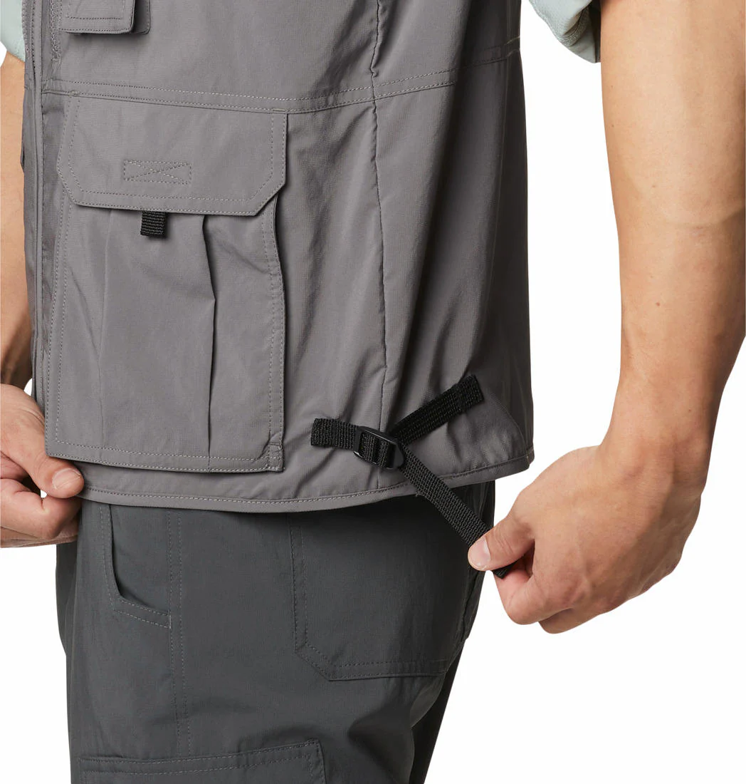 Columbia Men Grey Silver Ridge Utility Vest (Sun Protection) - Image 6