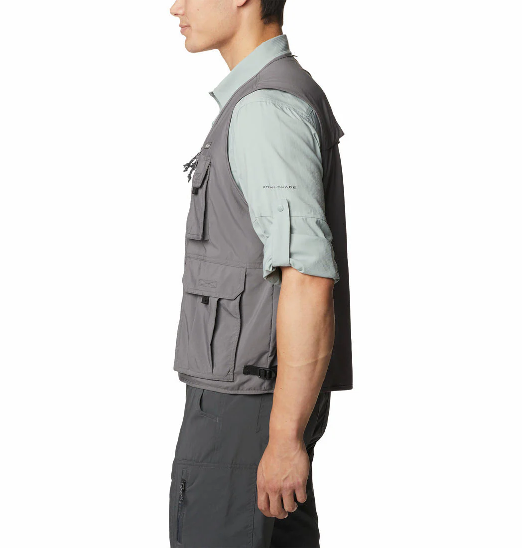 Columbia Men Grey Silver Ridge Utility Vest (Sun Protection) - Image 7