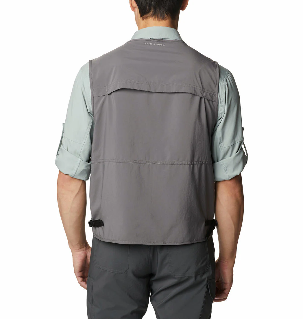 Columbia Men Grey Silver Ridge Utility Vest (Sun Protection) - Image 8