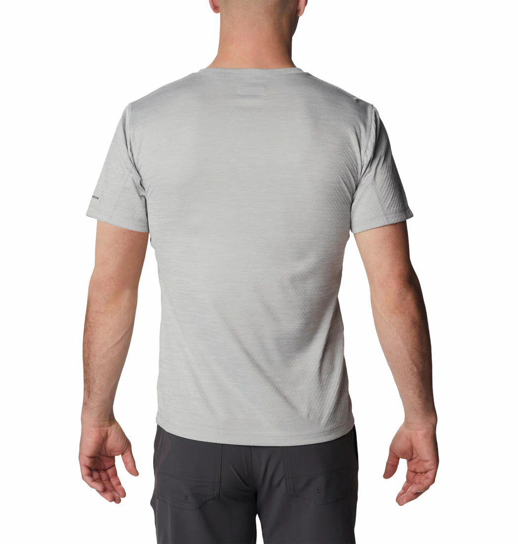 Columbia Men Grey Zero Rules Short Sleeve Graphic Shirt (Sun Protection) - Image 5