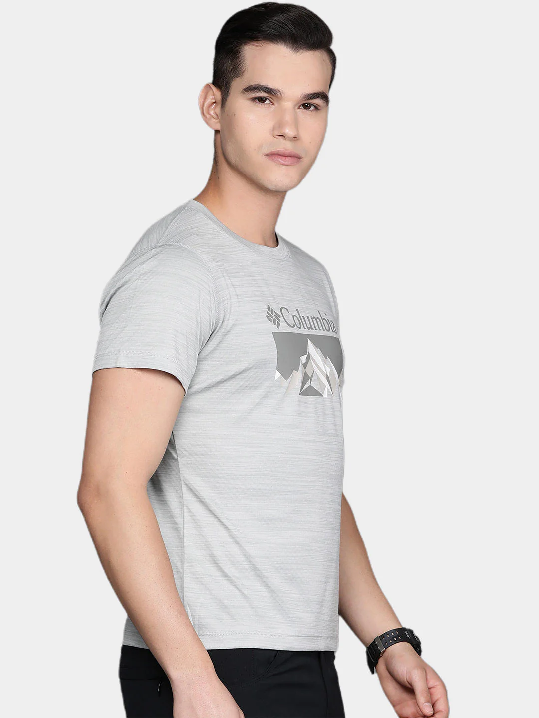 Columbia Men Grey Zero Rules Short Sleeve Graphic Shirt (Sun Protection) - Image 8
