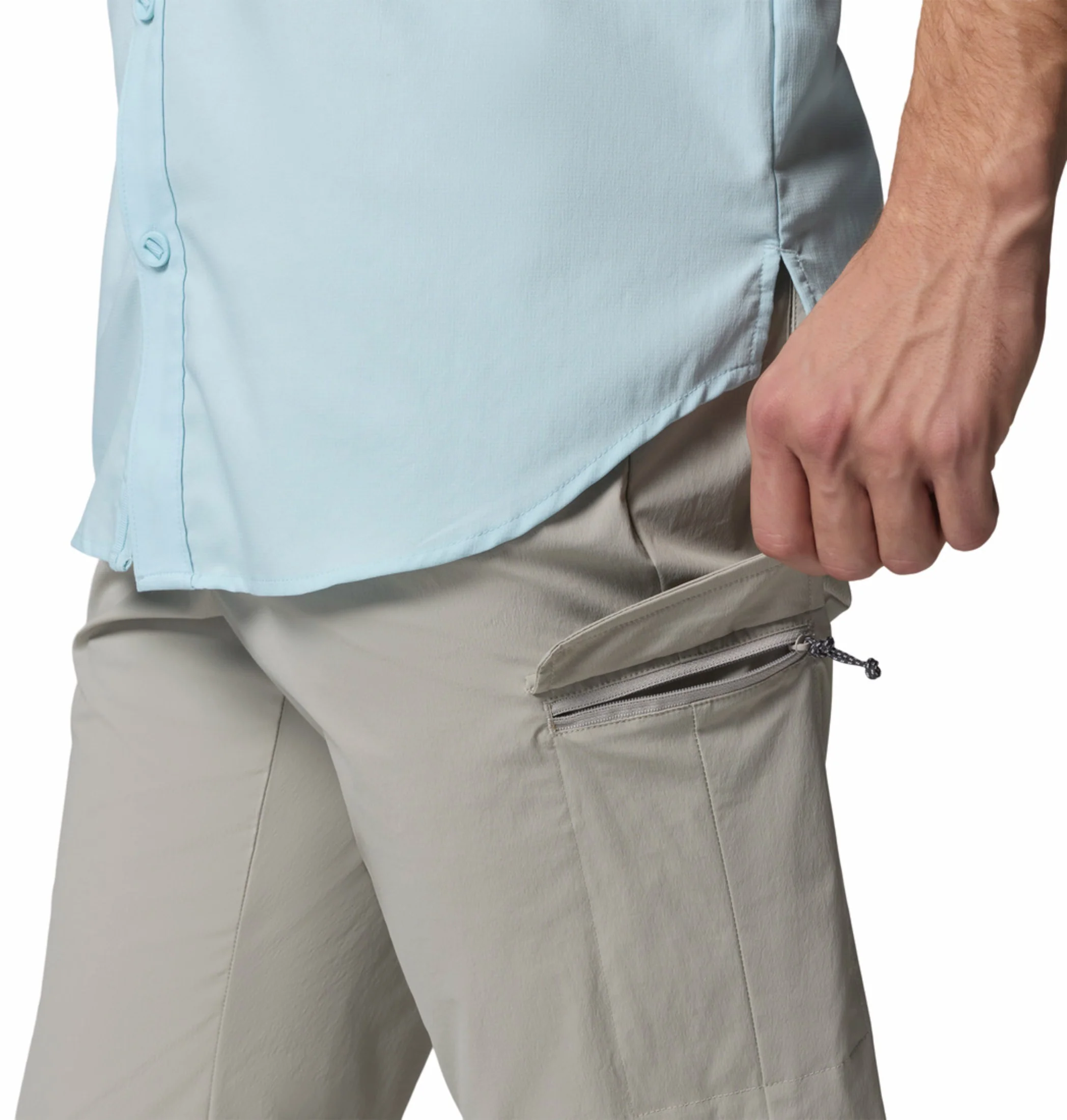 Columbia Men Light Grey Omni-Freeze Sharpe Canyon Pant - Image 9