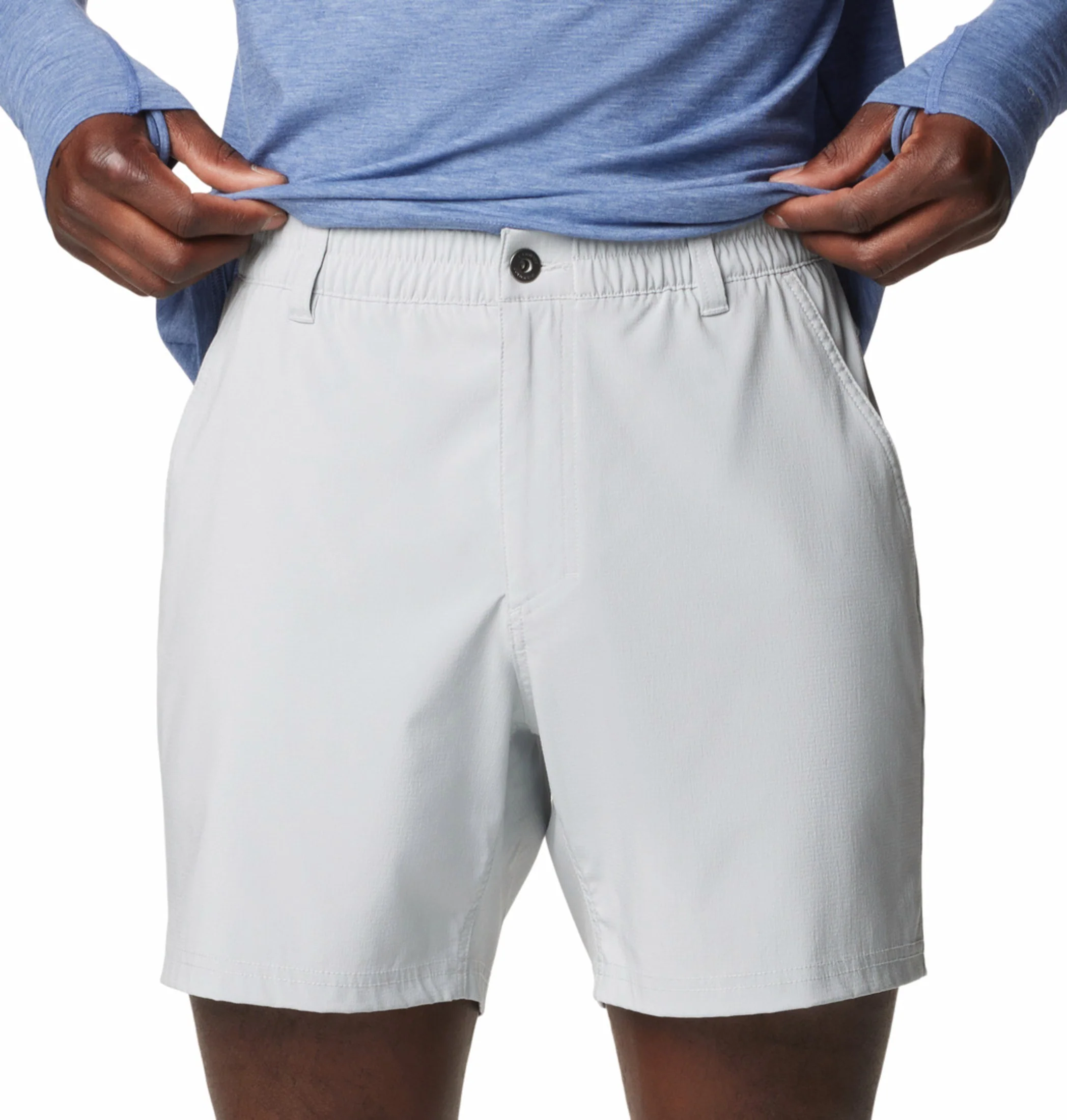 Columbia Men Light Grey Omni-Shade PFG Uncharted Short - Image 8