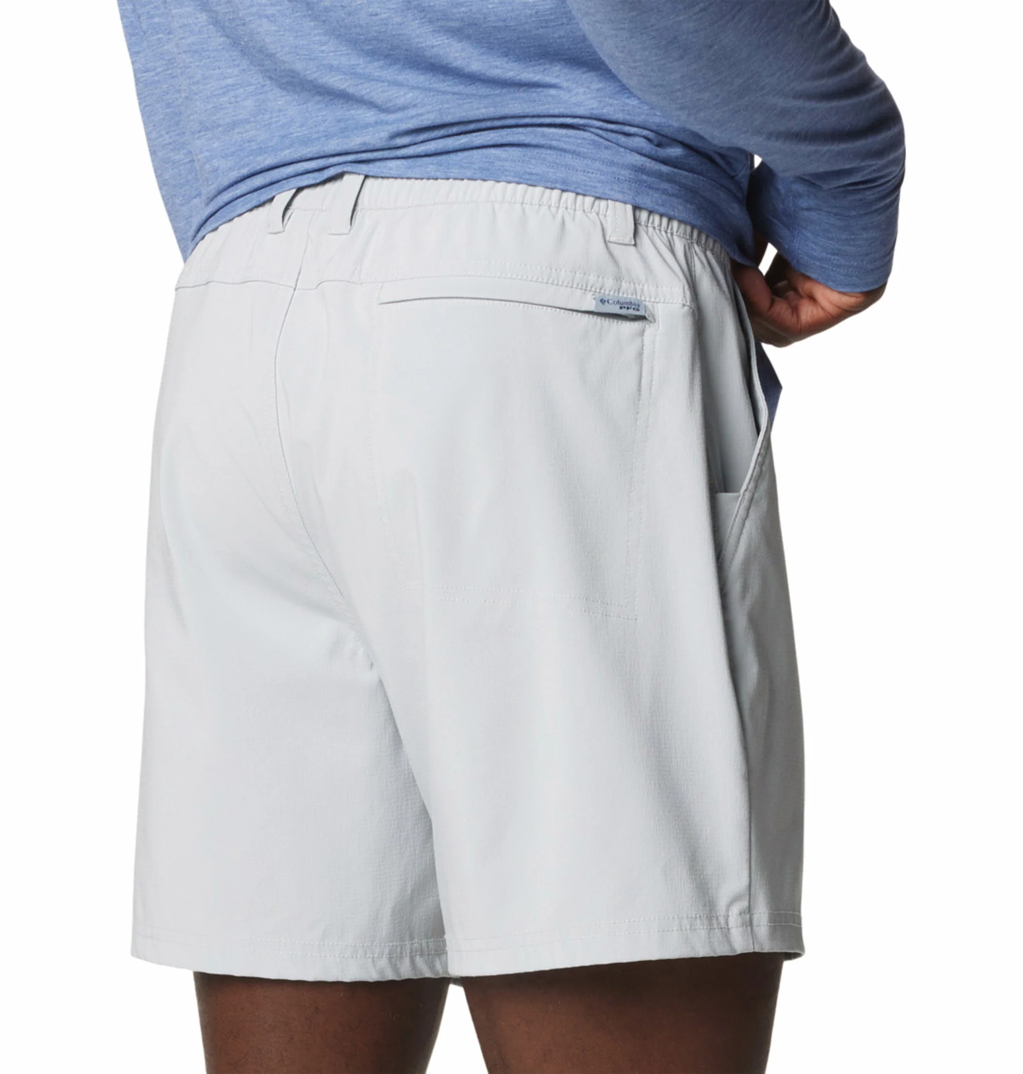 Columbia Men Light Grey Omni-Shade PFG Uncharted Short - Image 9