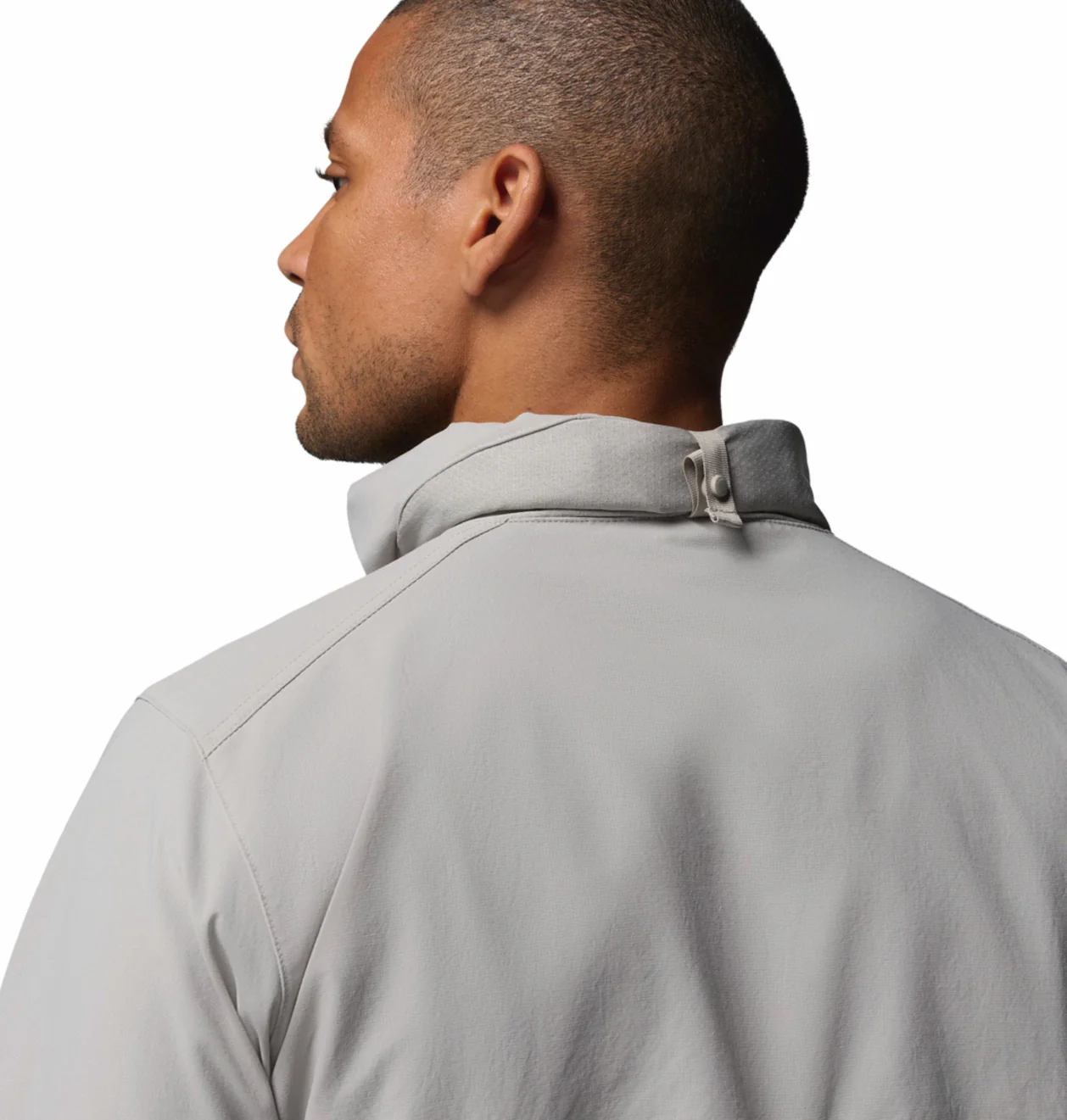 Columbia Men Light Grey Omni-Shield Trailborne Windbreaker - Image 9