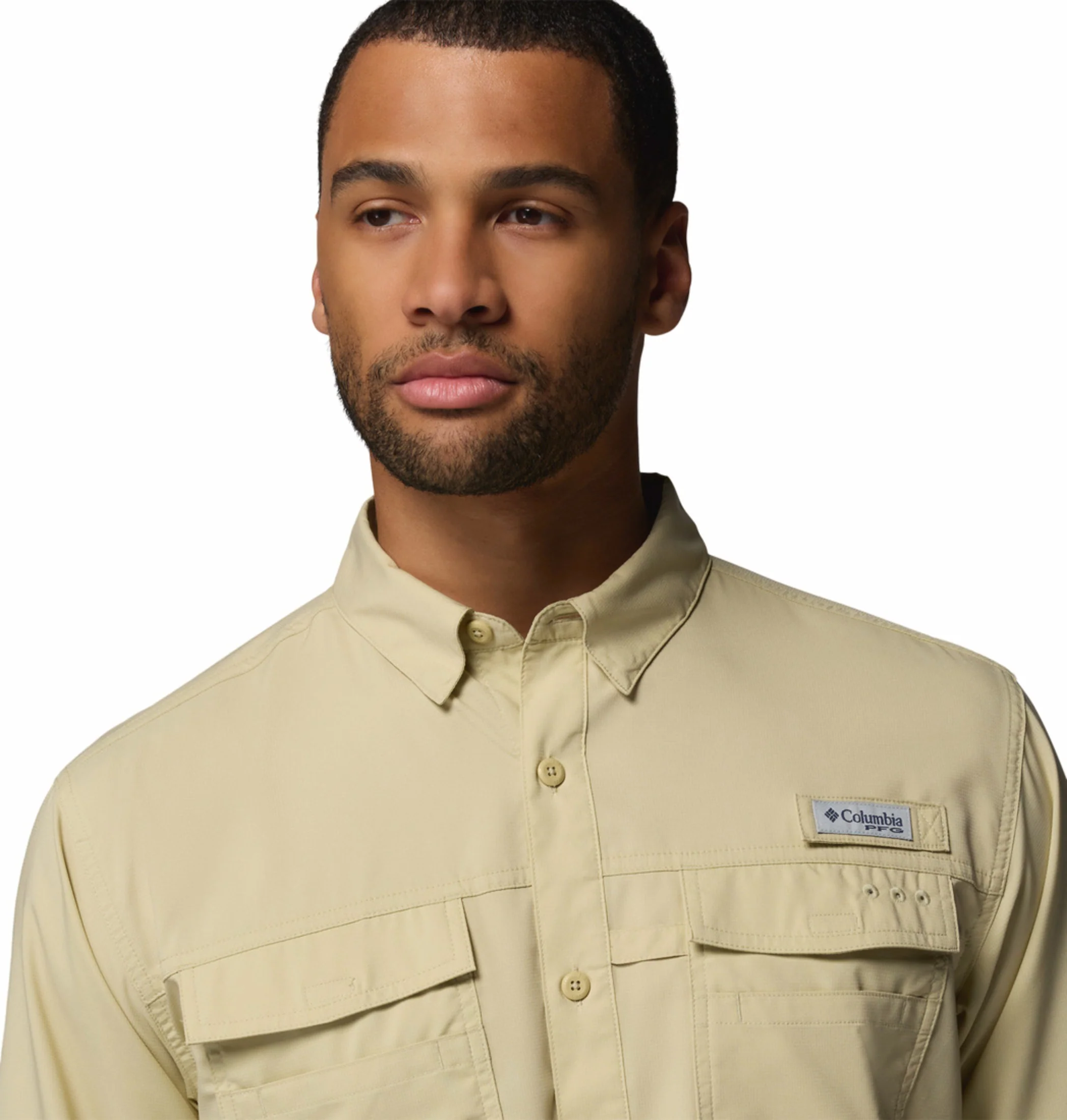 Columbia Men Lime green Omni-Shade Blood n Guts V Long Sleeve Shirt - Image 8