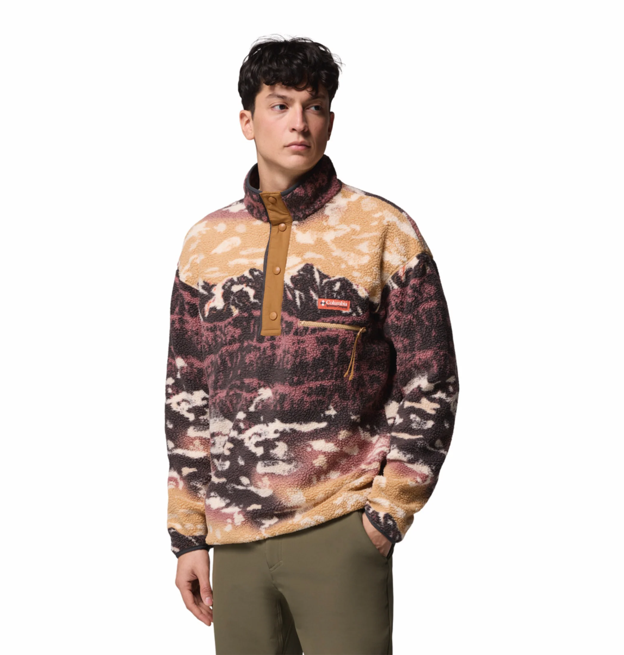 Columbia Men Maroon Helvetia II Pullover - Image 5