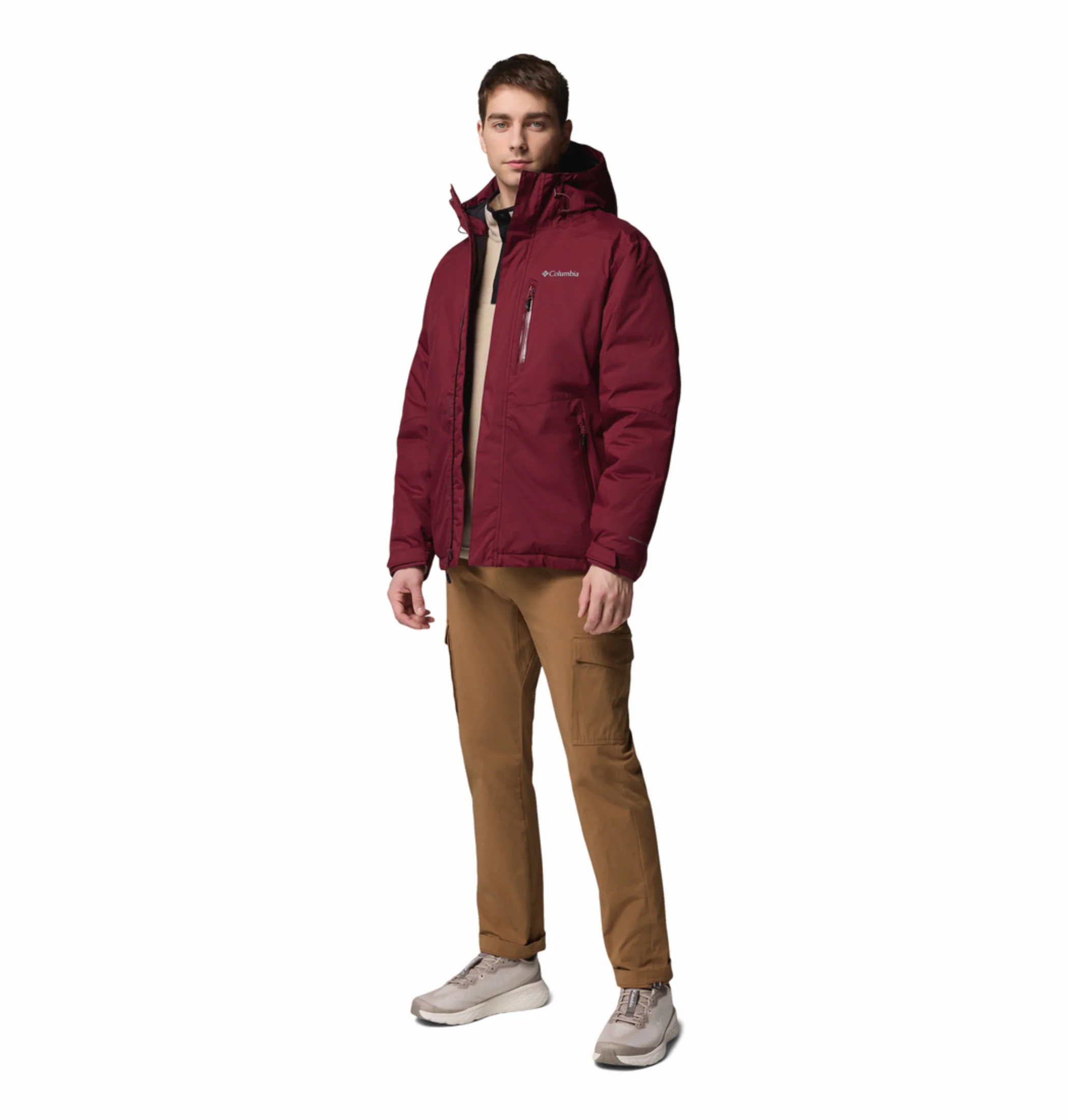 Columbia Men Maroon OmniHeat Infinity Oak Harbor II Insulated Jacket - Image 6