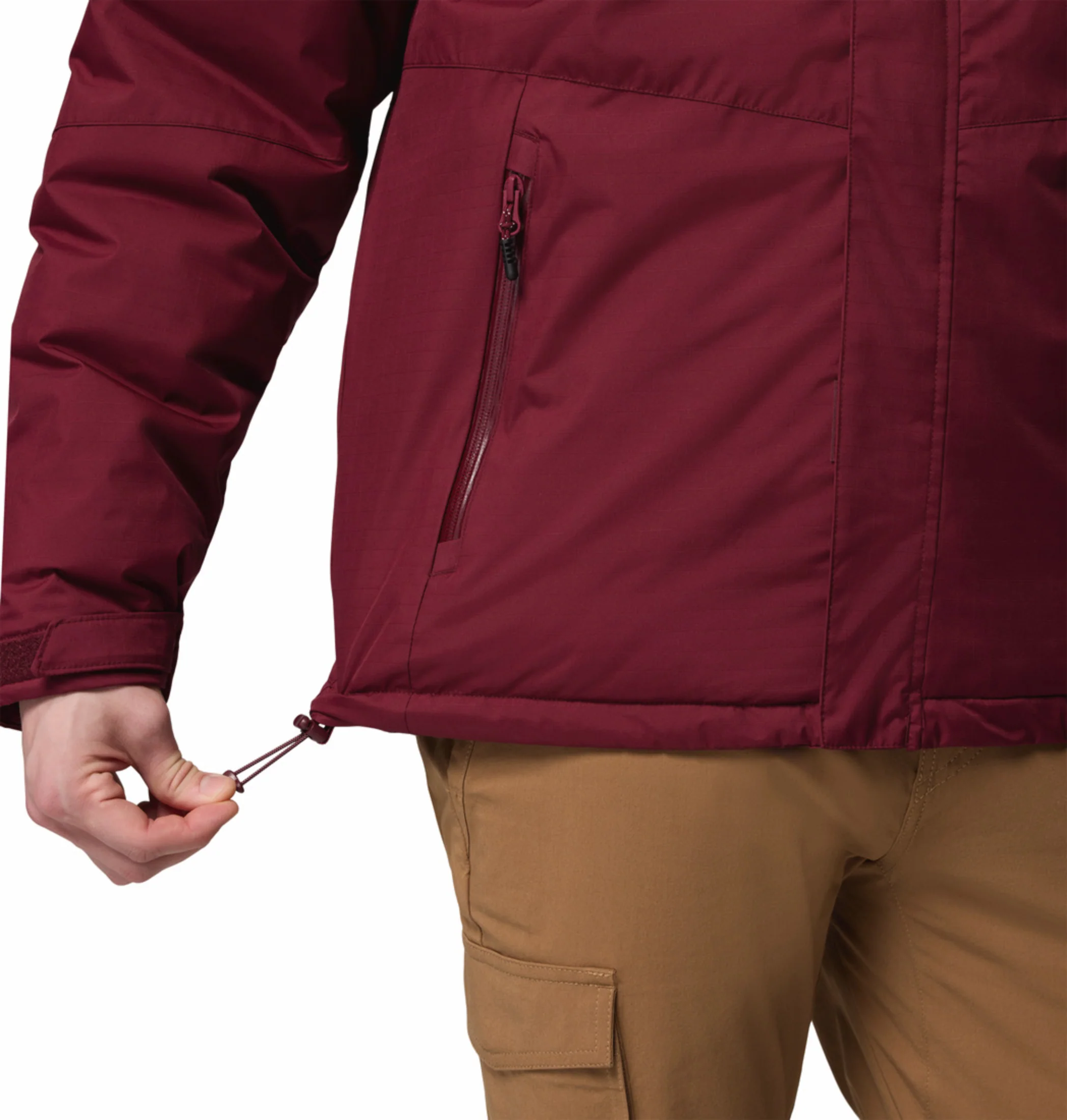 Columbia Men Maroon OmniHeat Infinity Oak Harbor II Insulated Jacket - Image 8