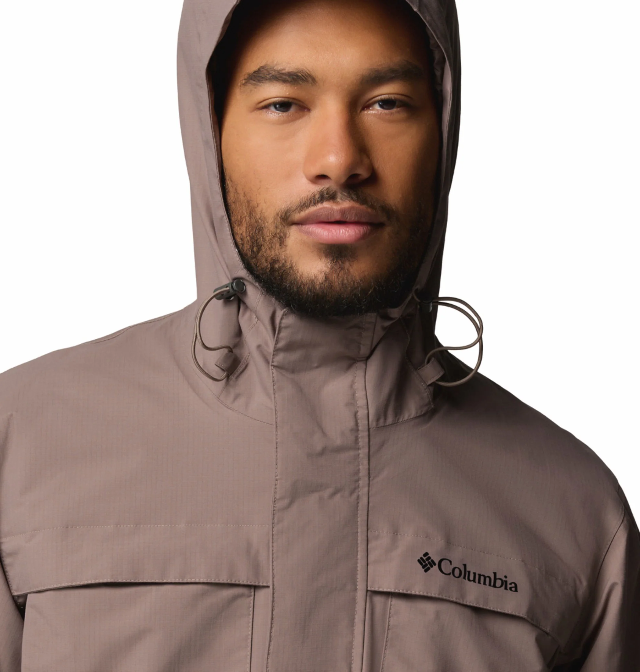 Columbia Men Mauve Omni-Tech Landroamer II Rain Jacket - Image 5