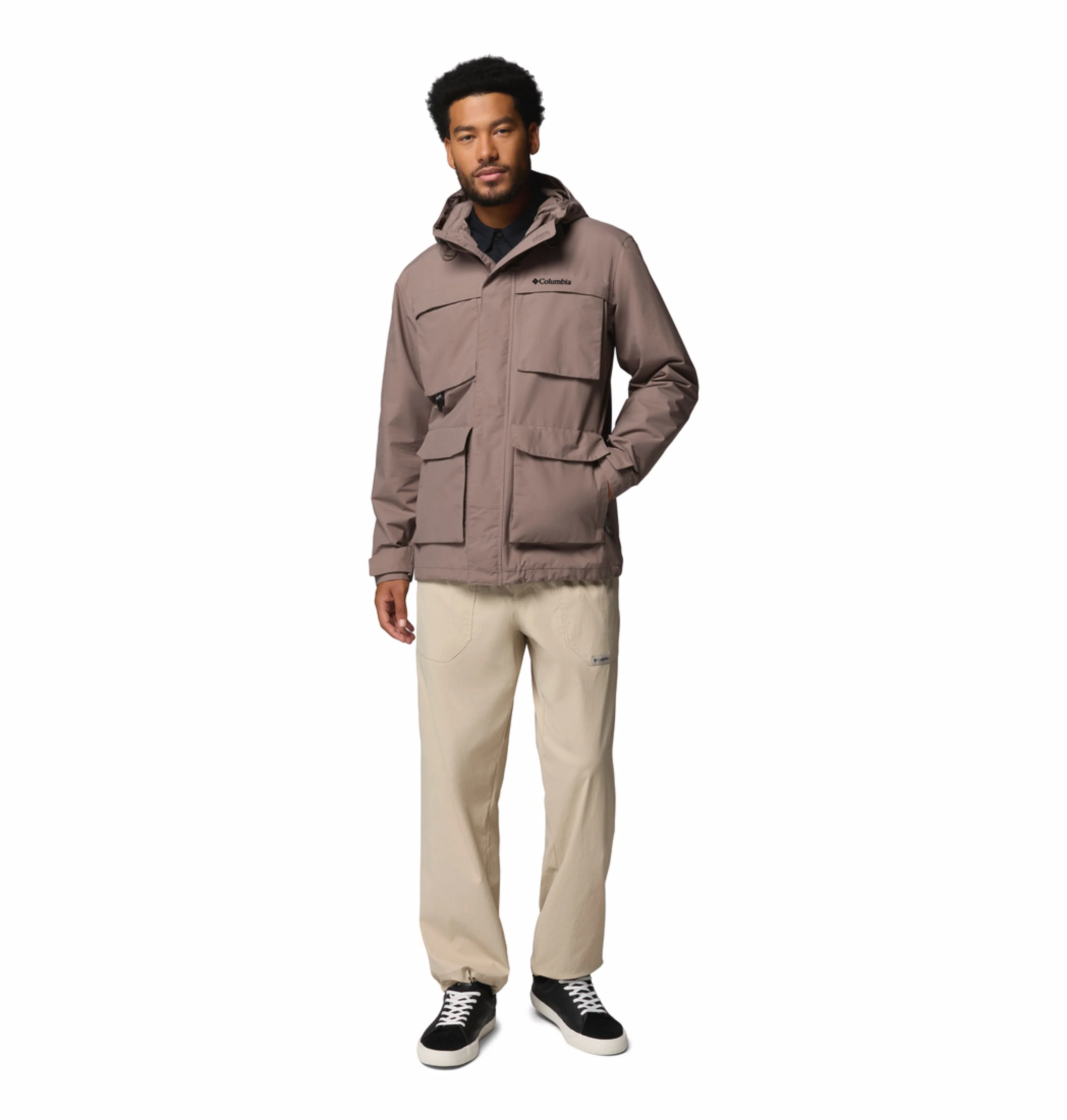 Columbia Men Mauve Omni-Tech Landroamer II Rain Jacket - Image 7