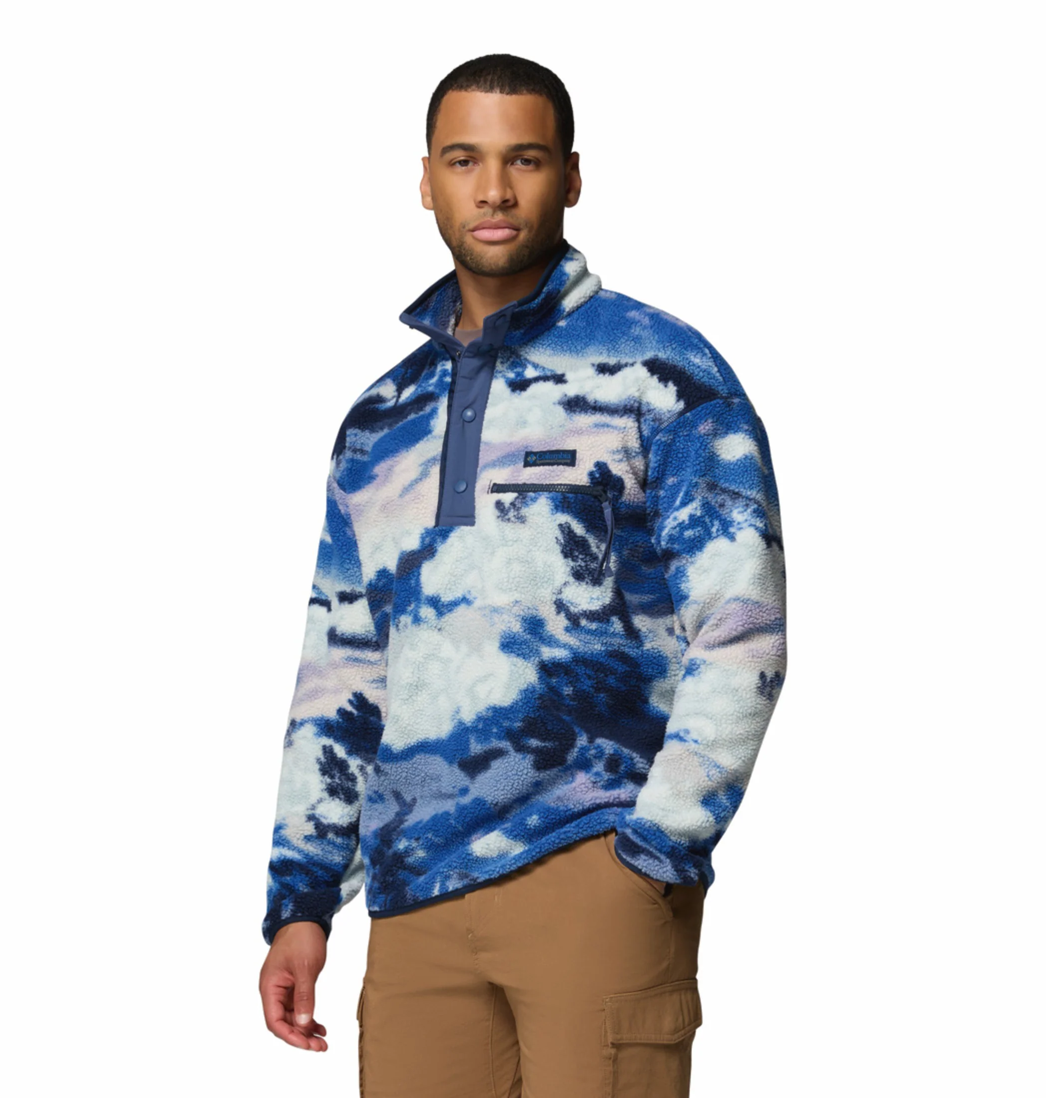 Columbia Men Multi Helvetia II Printed Pullover - Image 5