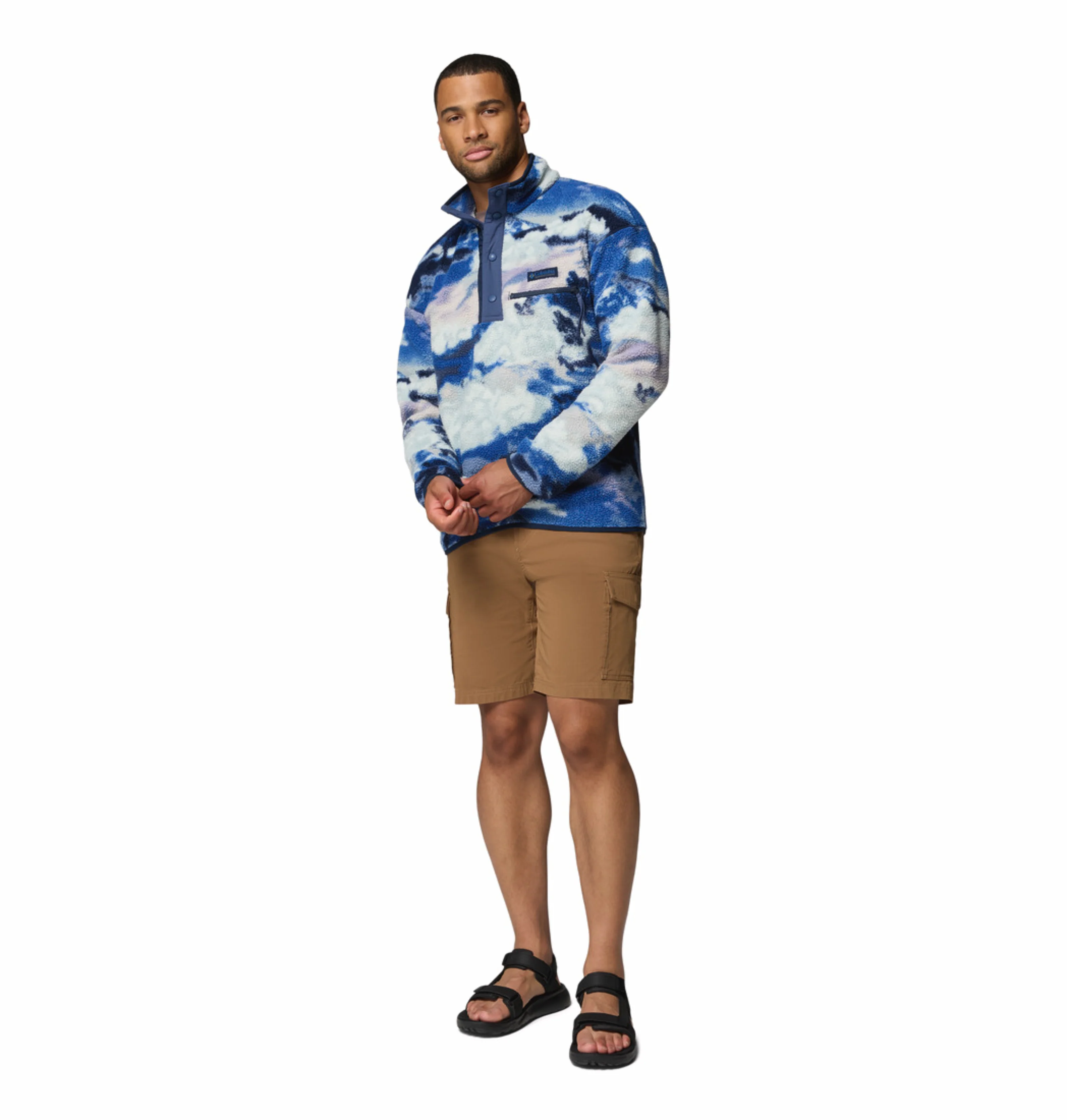 Columbia Men Multi Helvetia II Printed Pullover - Image 6