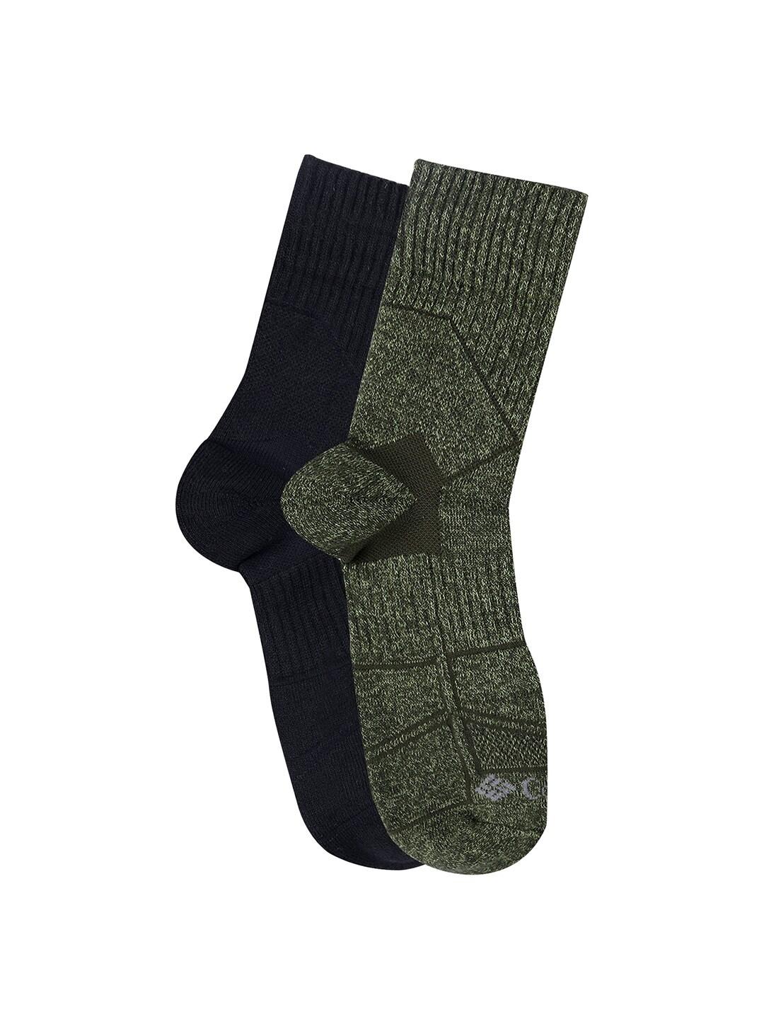 Columbia Men Black SOCKS MN 2P HIKE QTR-HEELPWR 2  (2 Pair) (Non Returnable) - Image 2