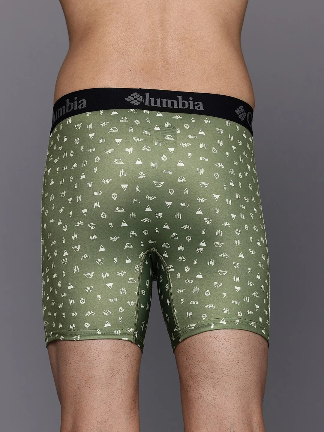 Columbia Men Multi Printed Polyester / Stretch 3 Pack Solid Boxer Brief (Non Returnable) - Image 3