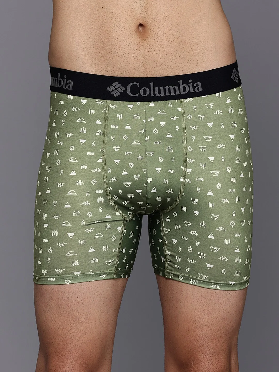 Columbia Men Multi Printed Polyester / Stretch 3 Pack Solid Boxer Brief (Non Returnable) - Image 4
