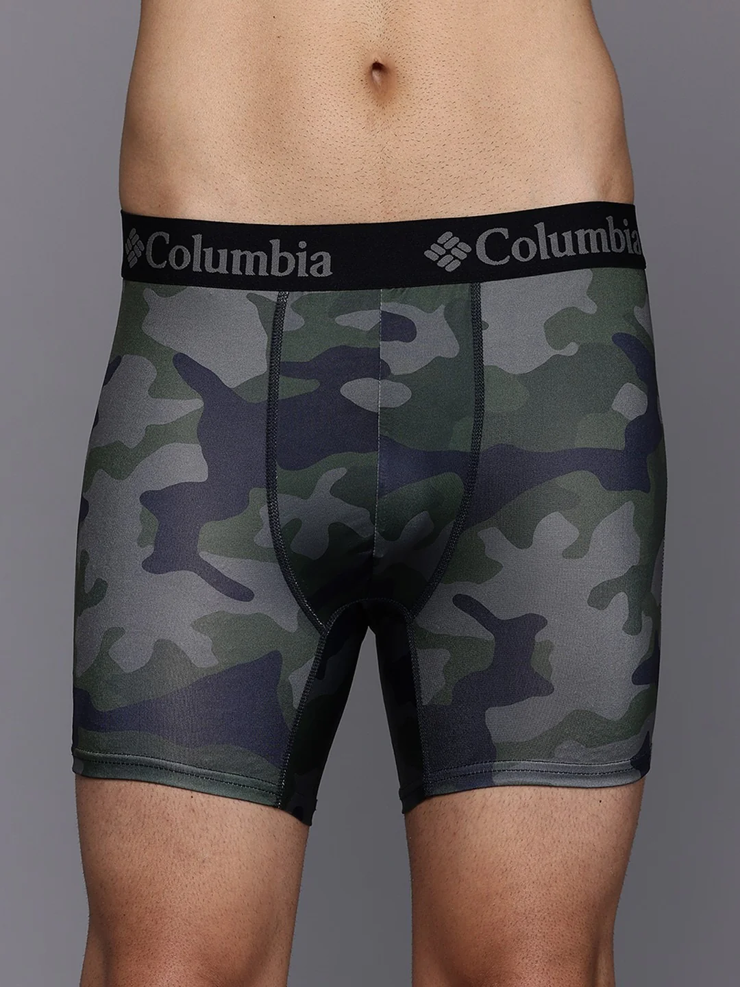 Columbia Men Multi Printed Polyester / Stretch 3 Pack Solid Boxer Brief (Non Returnable) - Image 6