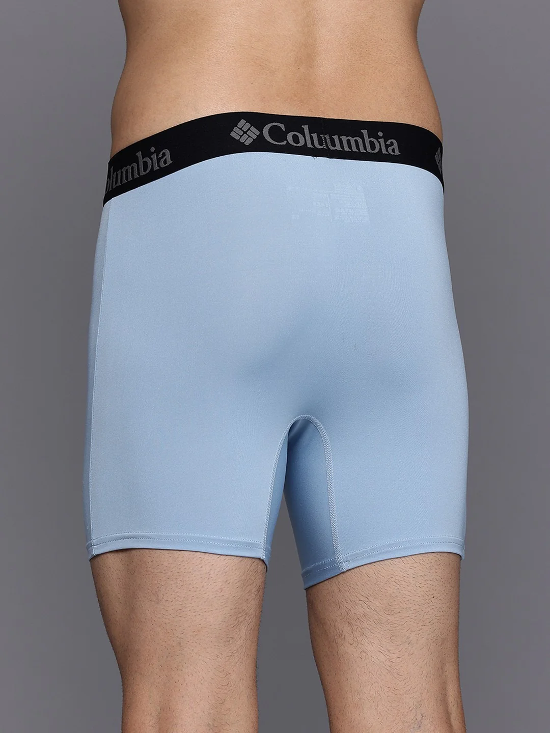 Columbia Men Blue Printed Polyester / Stretch 3 Pack Solid Boxer Brief (Non Returnable) - Image 3