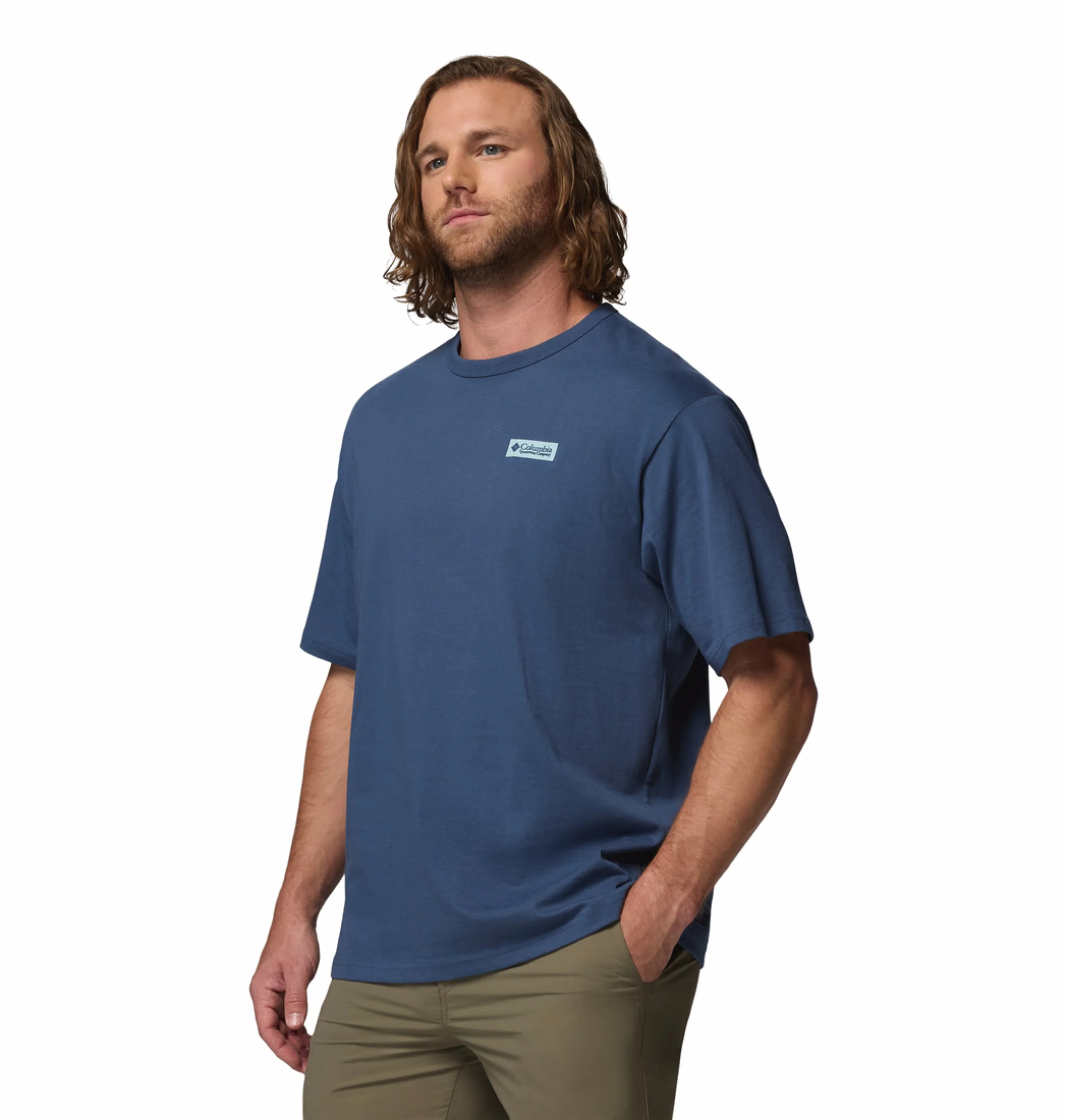 Columbia Men Navy Blue Omni-Shade CSC Iconic Tshirt - Image 5