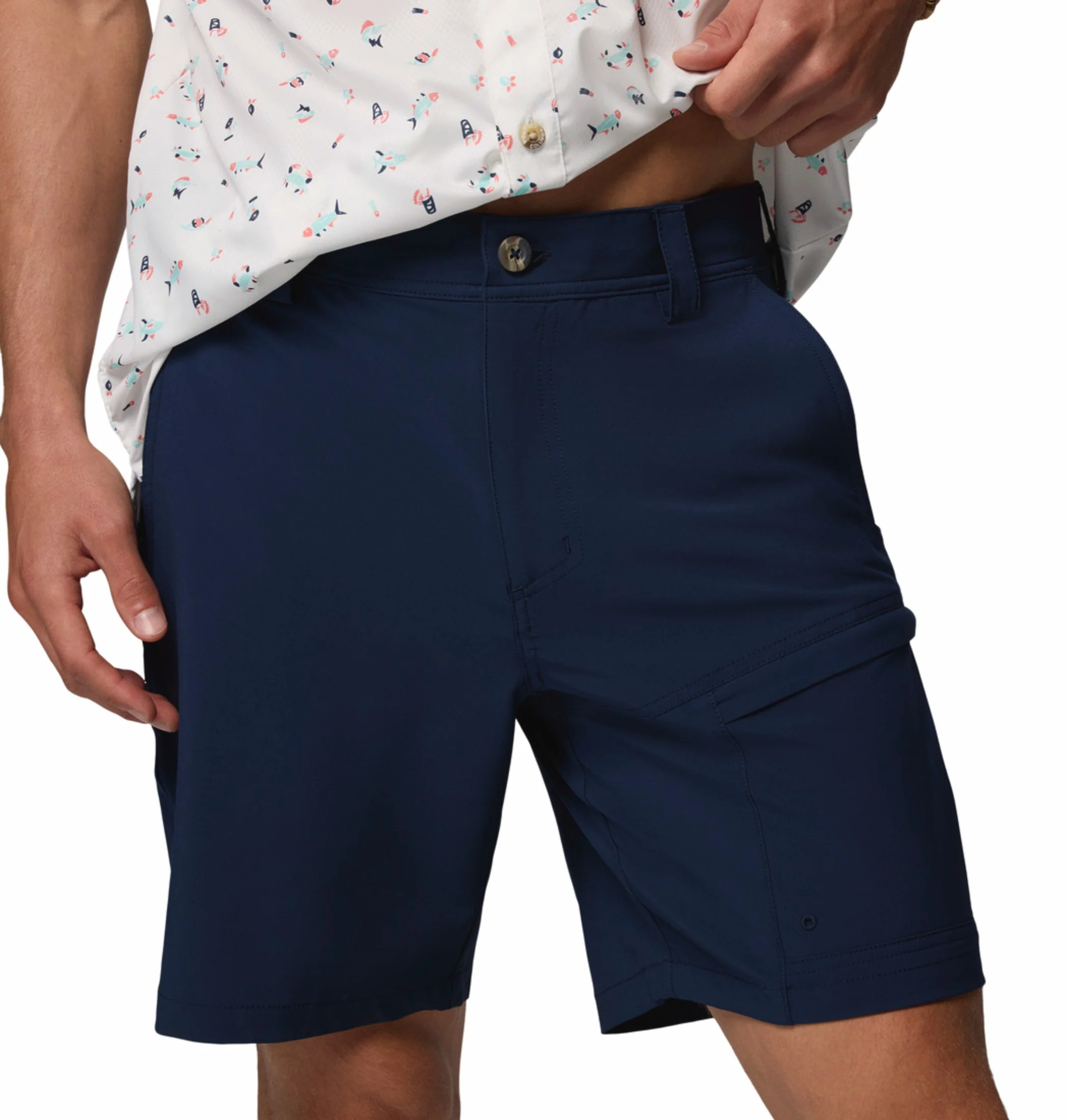 Columbia Men Navy Blue Omni-Shade Terminal Tackle III Short - Image 6