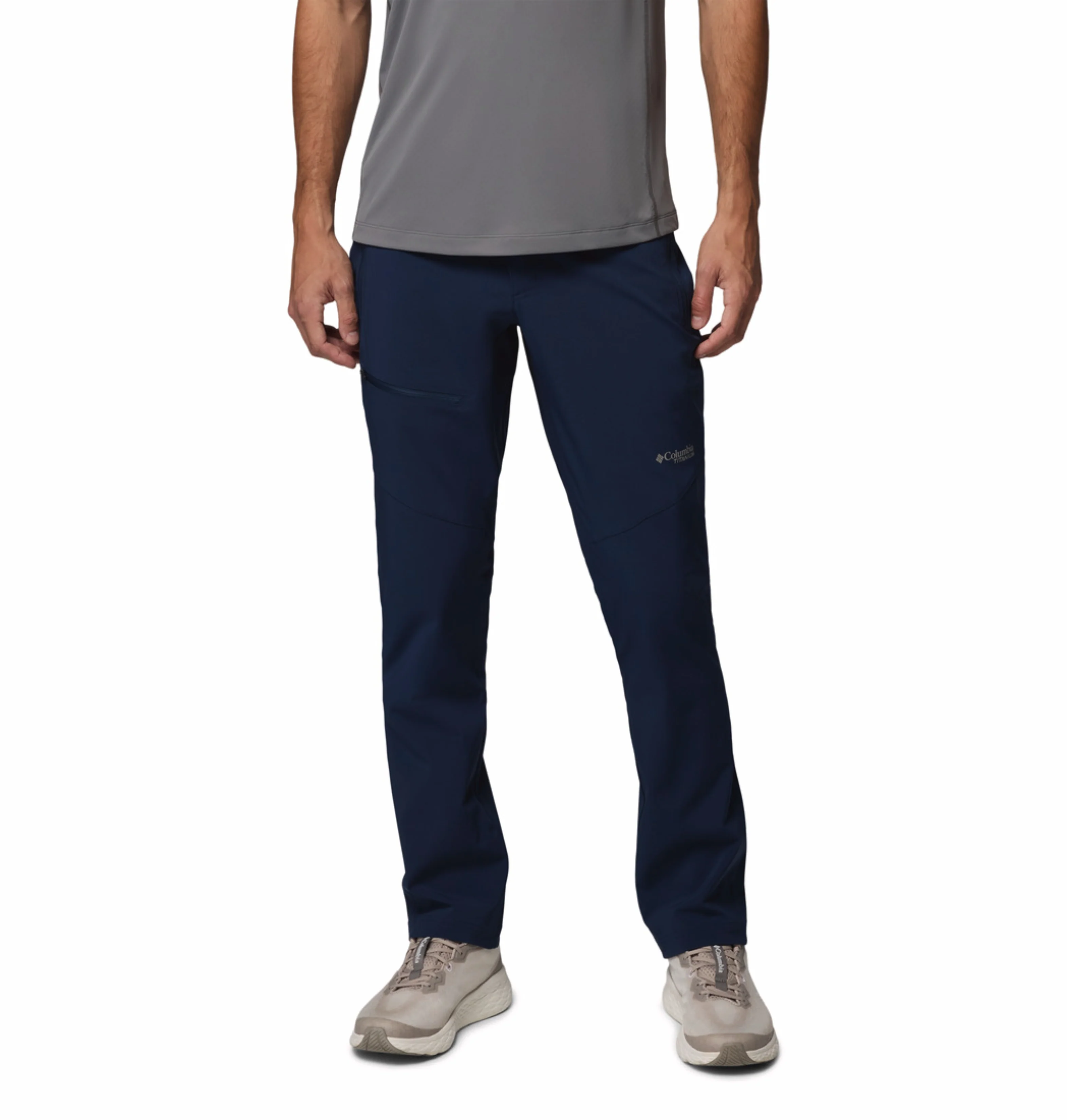 Columbia Men Navy Blue Omni-Shade Titan Pass II Pant