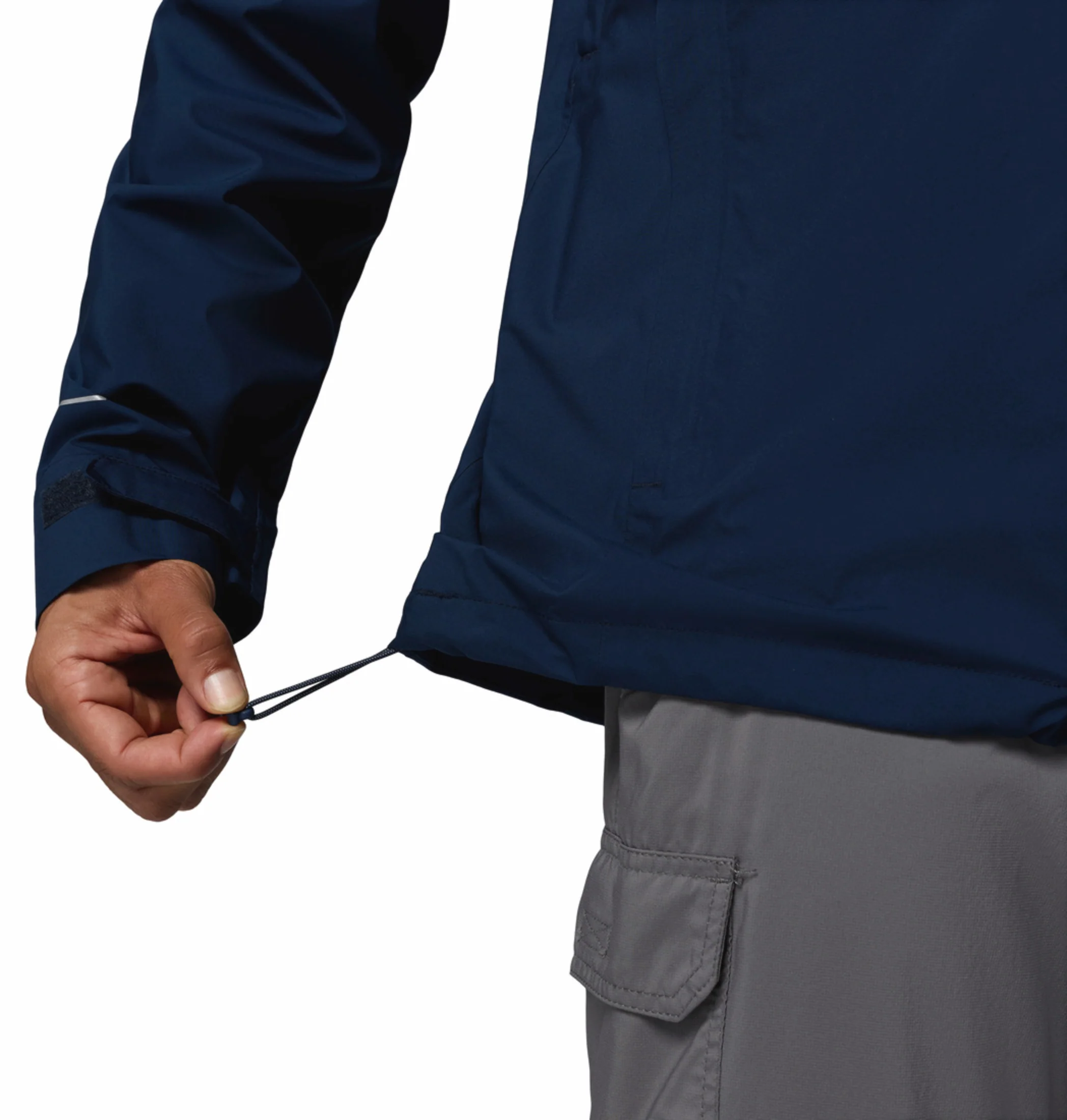 Columbia Men Navy Blue Omni-Tech Trailborne 2.5L Shell Rain Jacket - Image 12