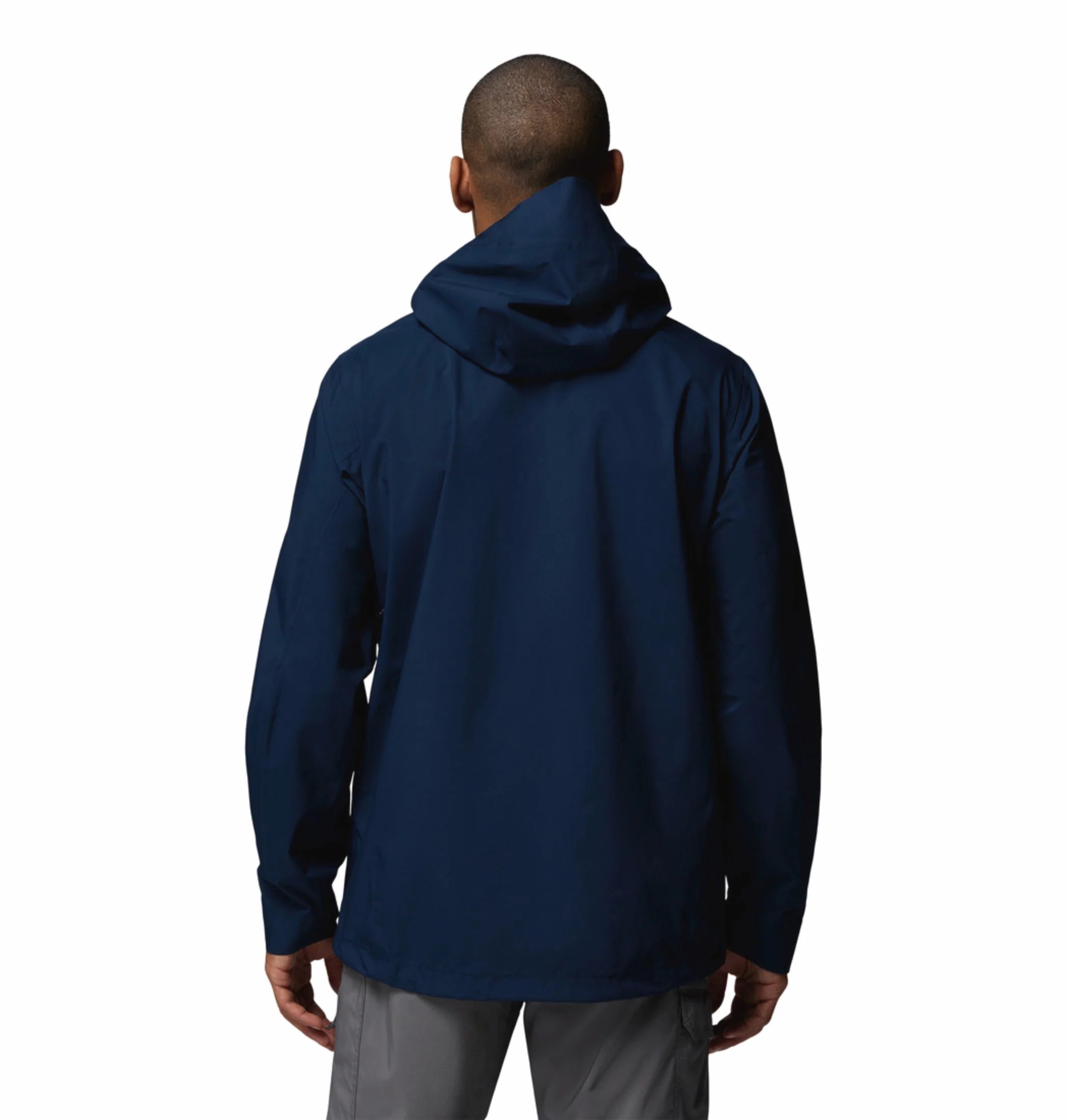 Columbia Men Navy Blue Omni-Tech Trailborne 2.5L Shell Rain Jacket - Image 2