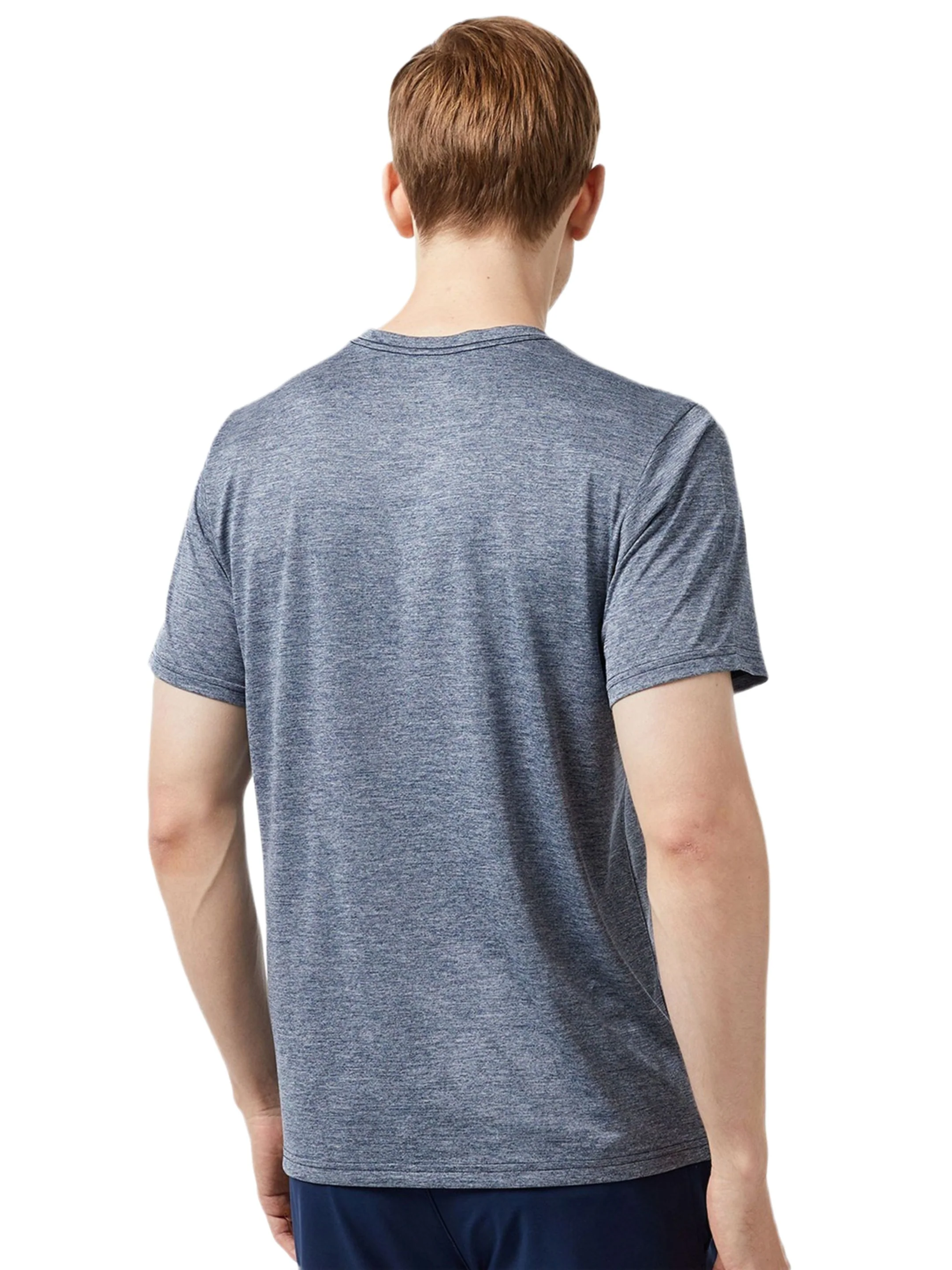 Columbia Men Navy Blue Omni-Wick Hike Tshirt - Image 2