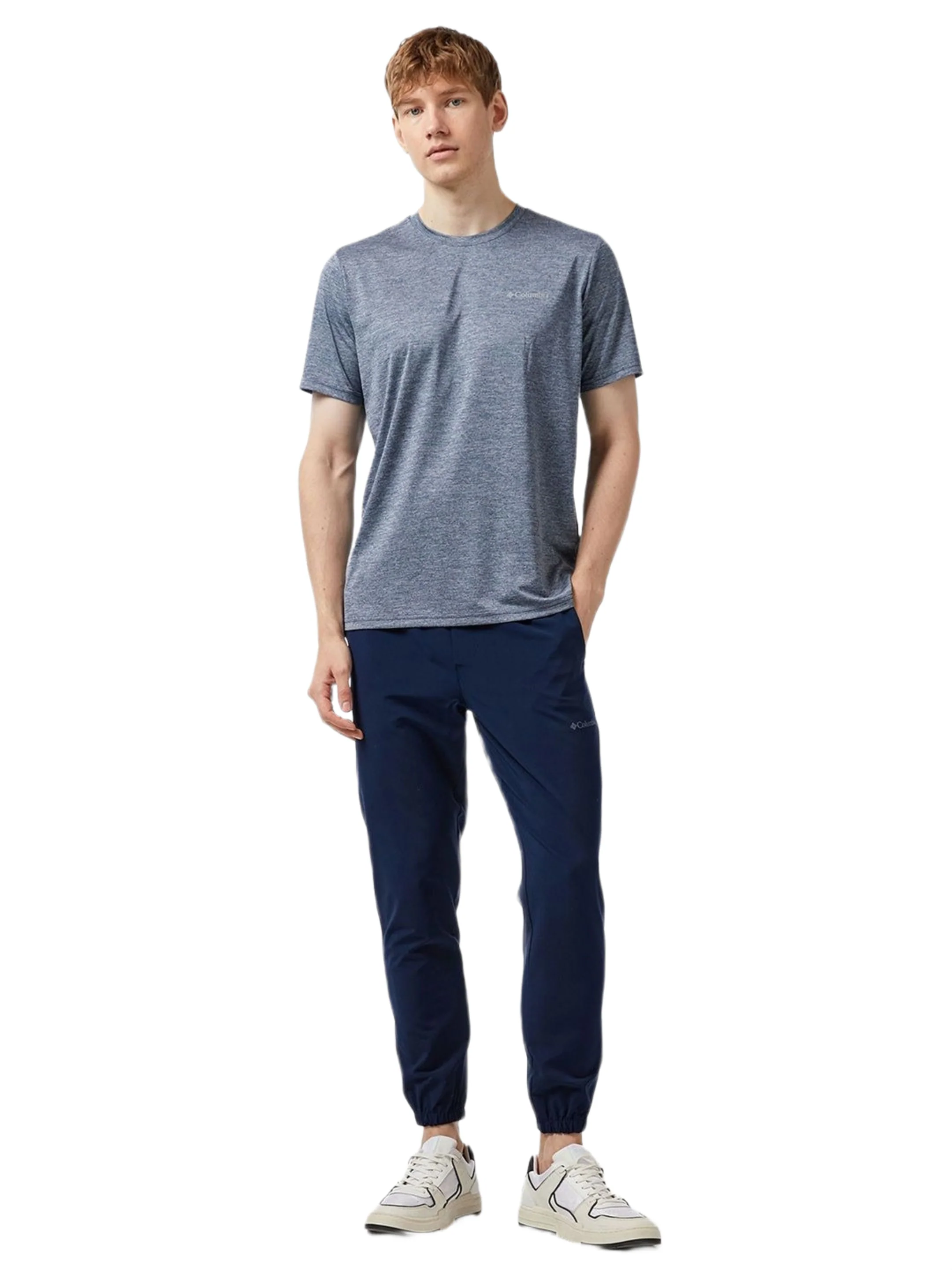 Columbia Men Navy Blue Omni-Wick Hike Tshirt - Image 5