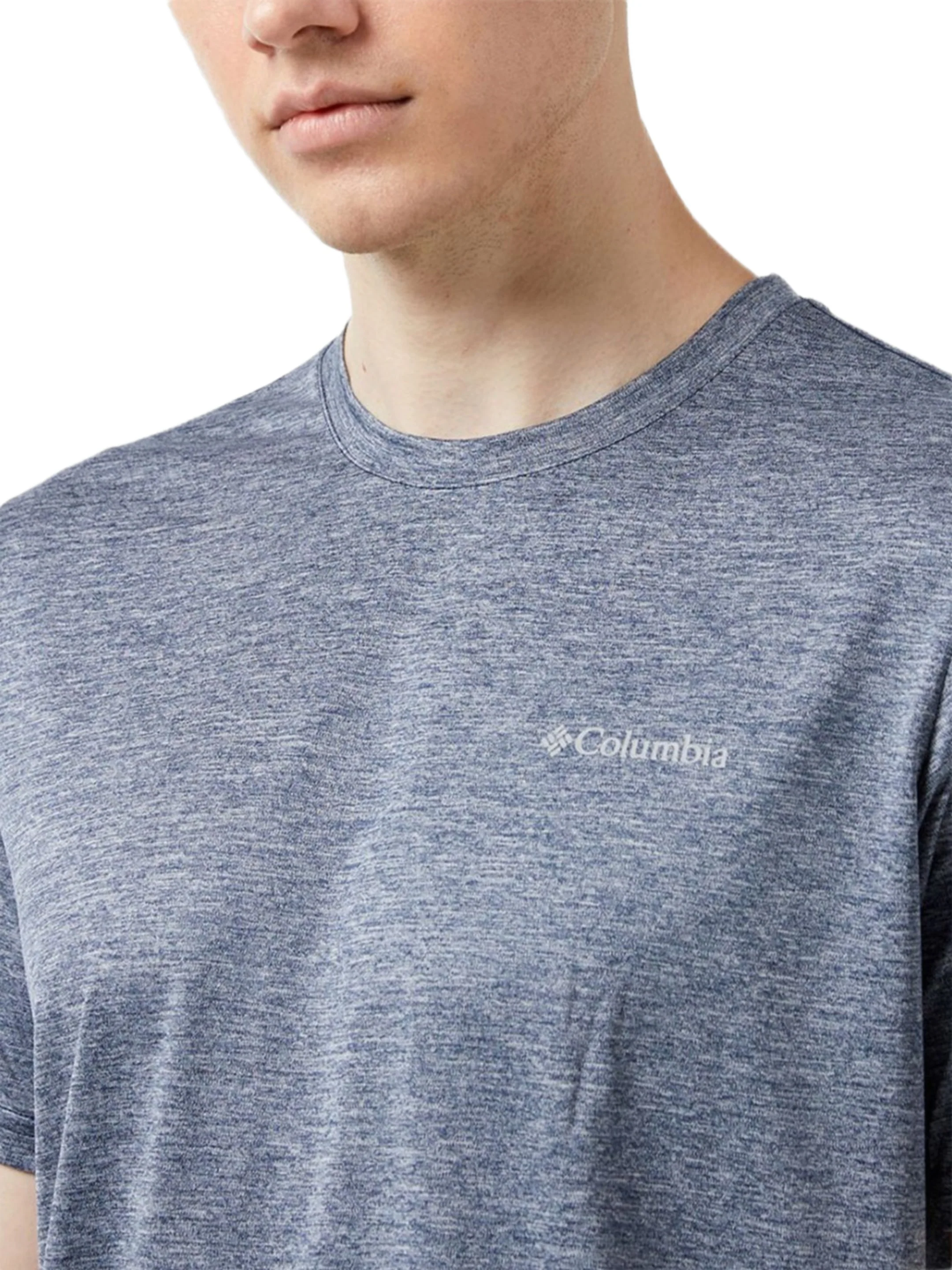 Columbia Men Navy Blue Omni-Wick Hike Tshirt - Image 6