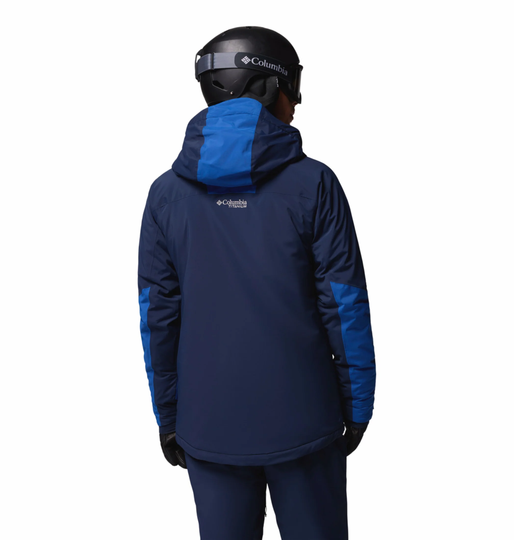 Columbia Men Navy Blue OmniHeat Infinity Cirque Bowl Down Jacket - Image 4