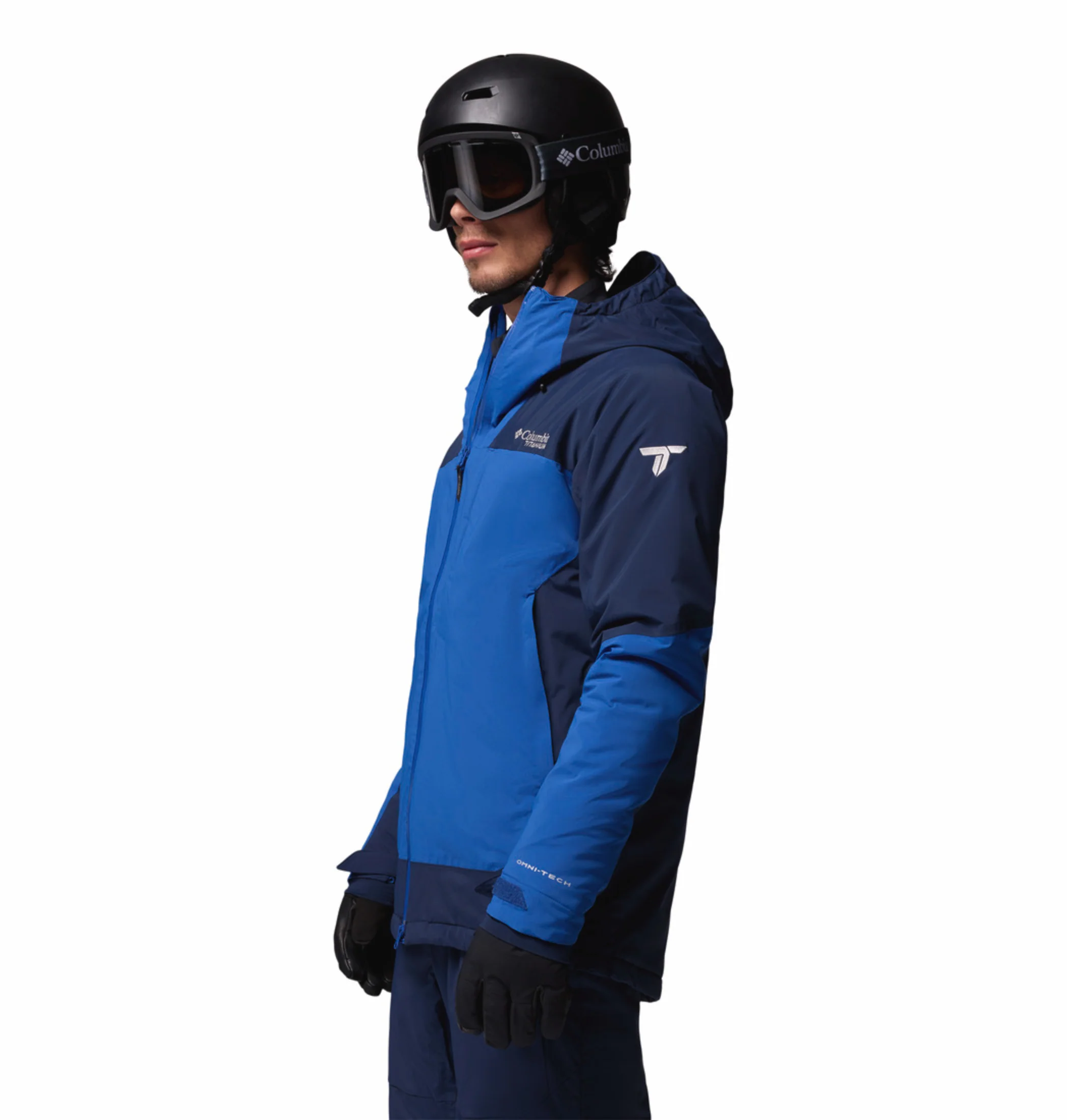 Columbia Men Navy Blue OmniHeat Infinity Cirque Bowl Down Jacket - Image 5