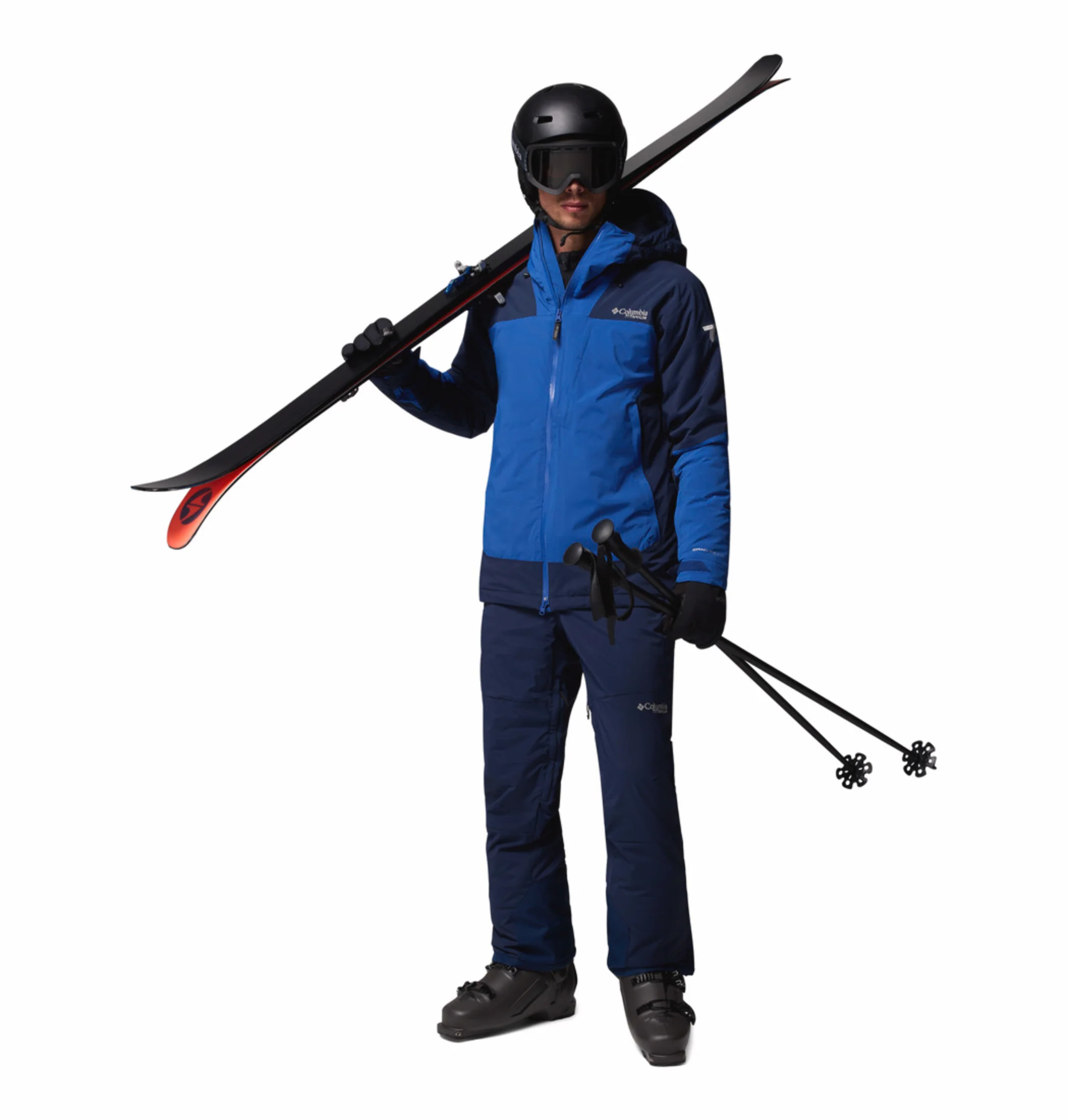 Columbia Men Navy Blue OmniHeat Infinity Cirque Bowl Down Jacket - Image 6
