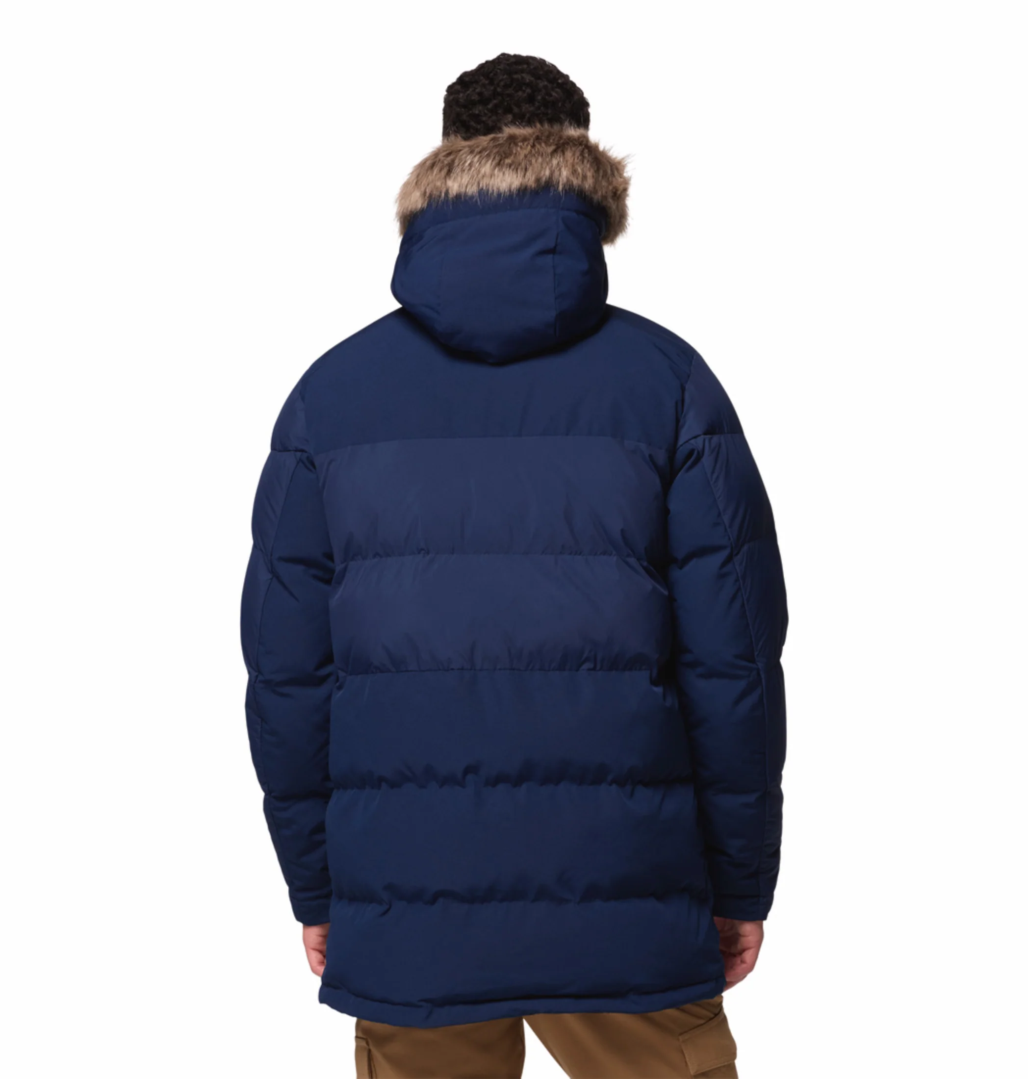 Columbia Men Navy Blue OmniHeat Infinity Marquam Peak Fusion II Parka Jacket - Image 4