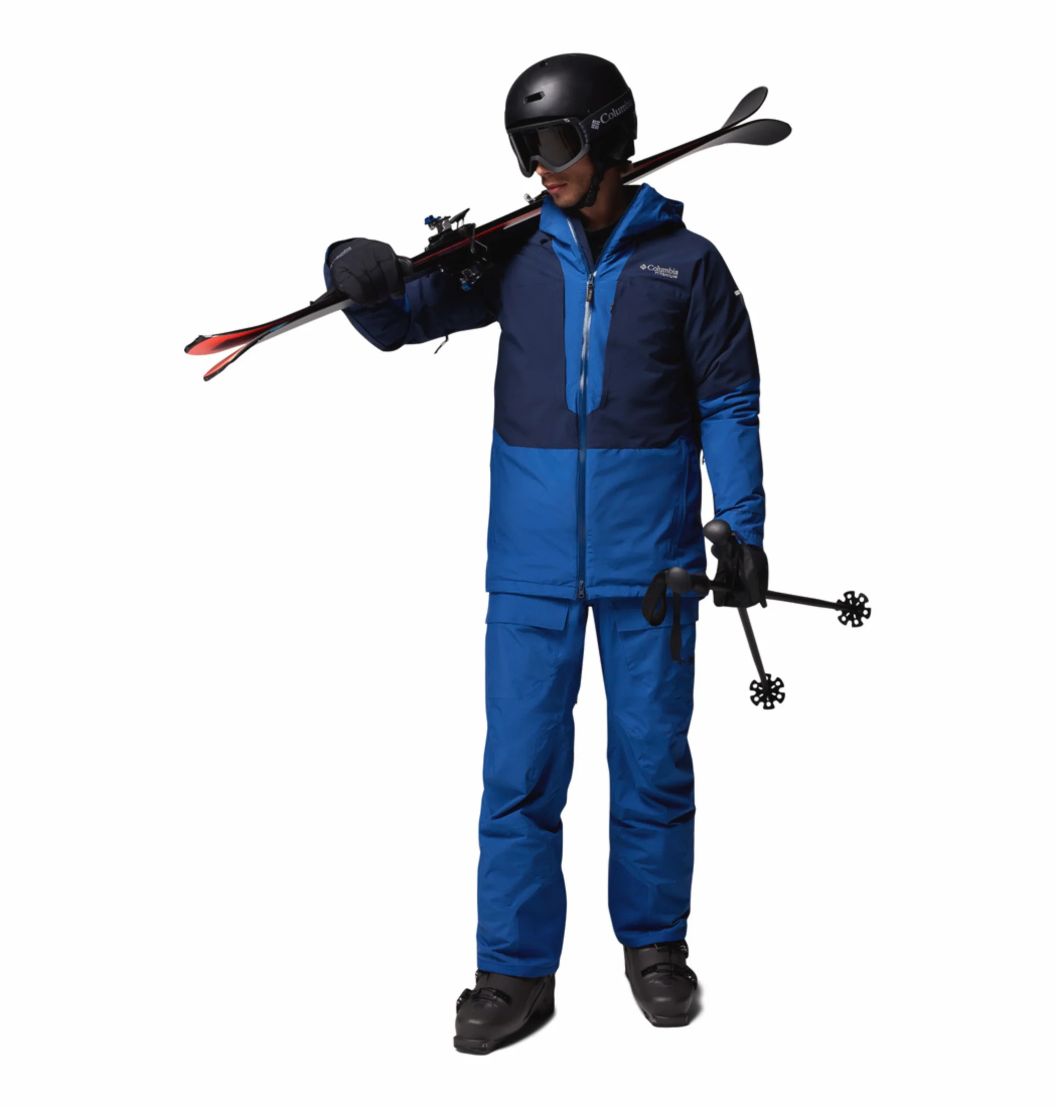 Columbia Men Navy Blue OmniHeat Infinity Winter District II Interchangeable Jacket - Image 6