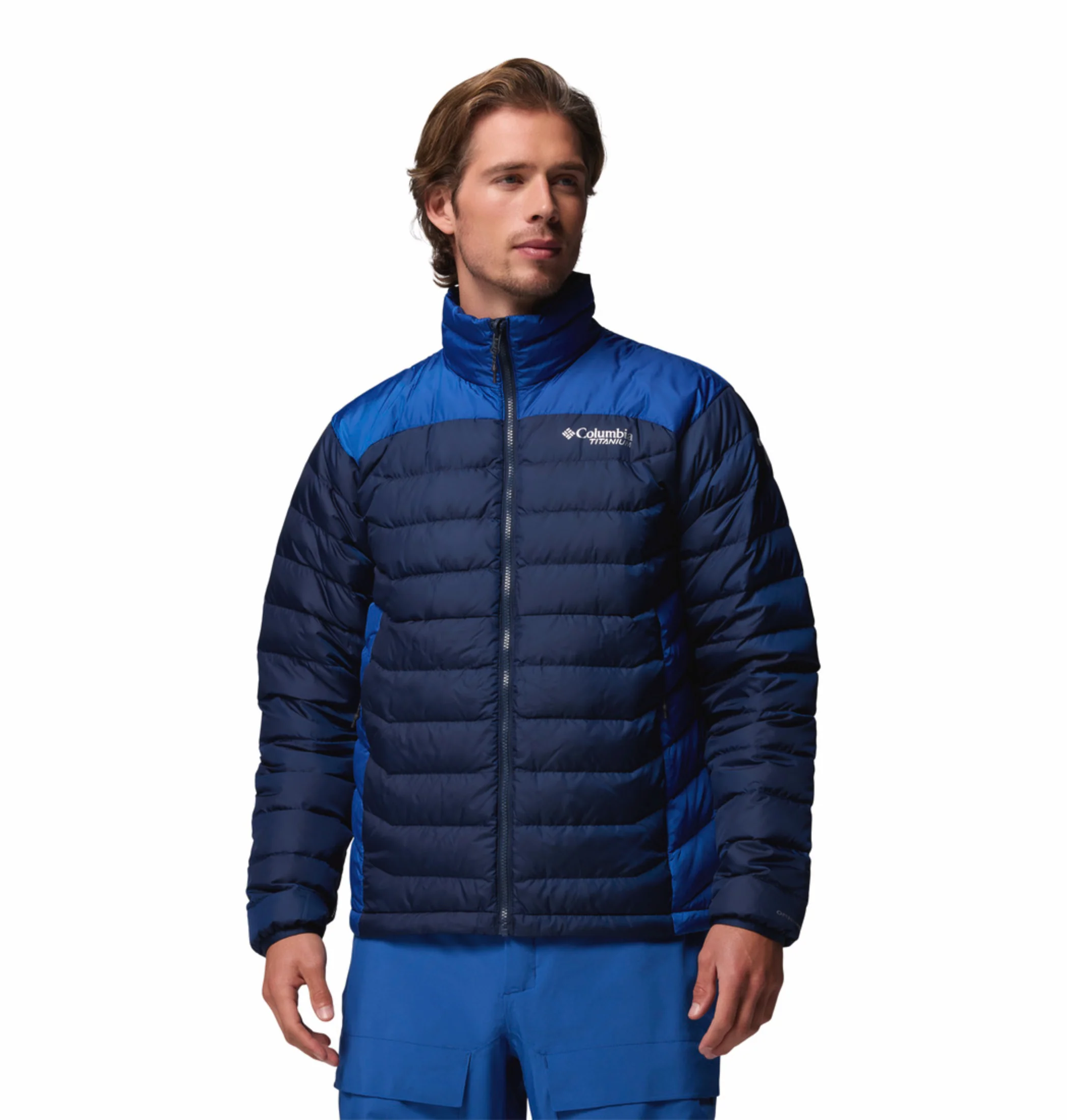 Columbia Men Navy Blue OmniHeat Infinity Winter District II Interchangeable Jacket - Image 8