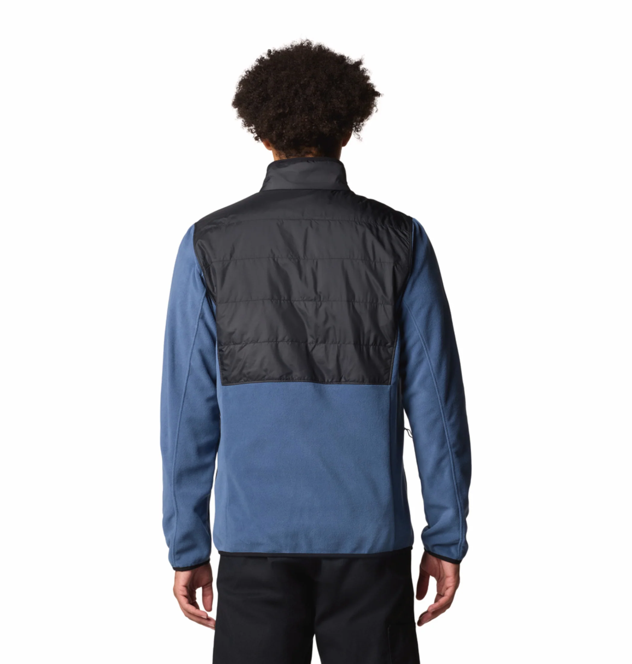 Columbia Men Navy Blue OmniHeat Reflective Basin Butte II Fleece Jacket - Image 4