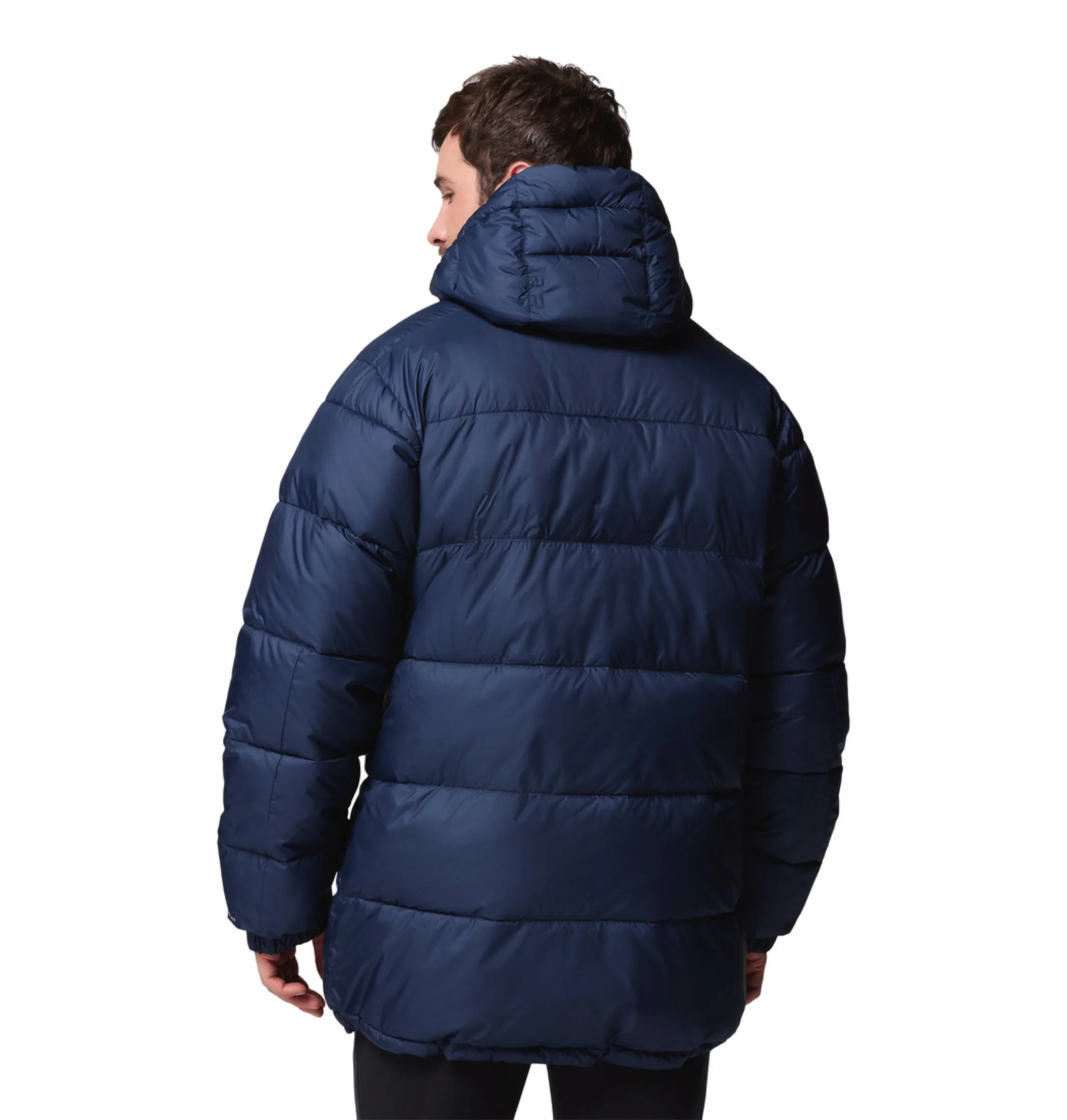 Columbia Men Navy Blue OmniHeat Reflective Pike Lake Parka Jacket - Image 3