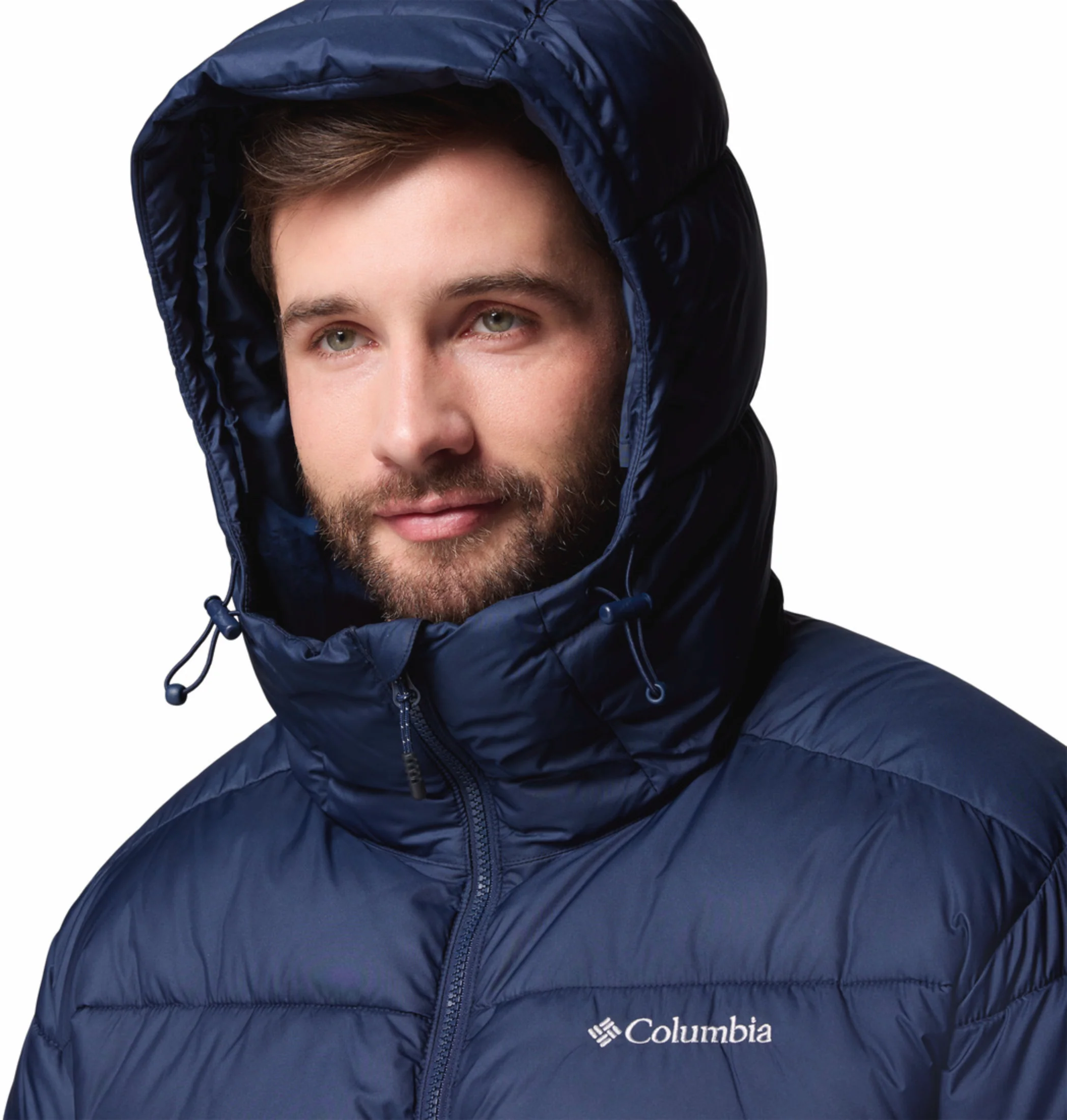 Columbia Men Navy Blue OmniHeat Reflective Pike Lake Parka Jacket - Image 8