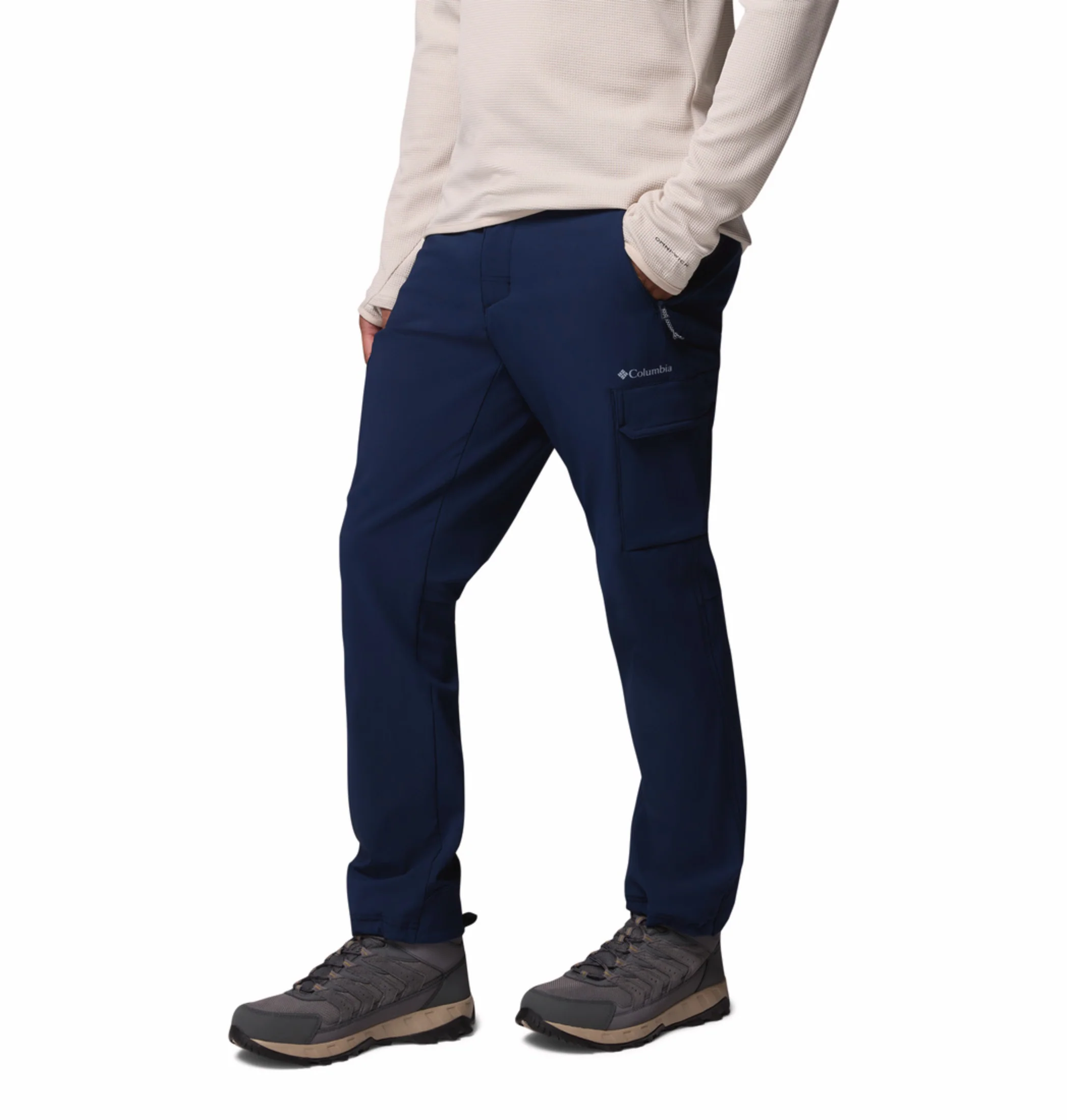 Columbia Men Navy Blue OmniShield Tech Trail Utility Warm Pant - Image 5