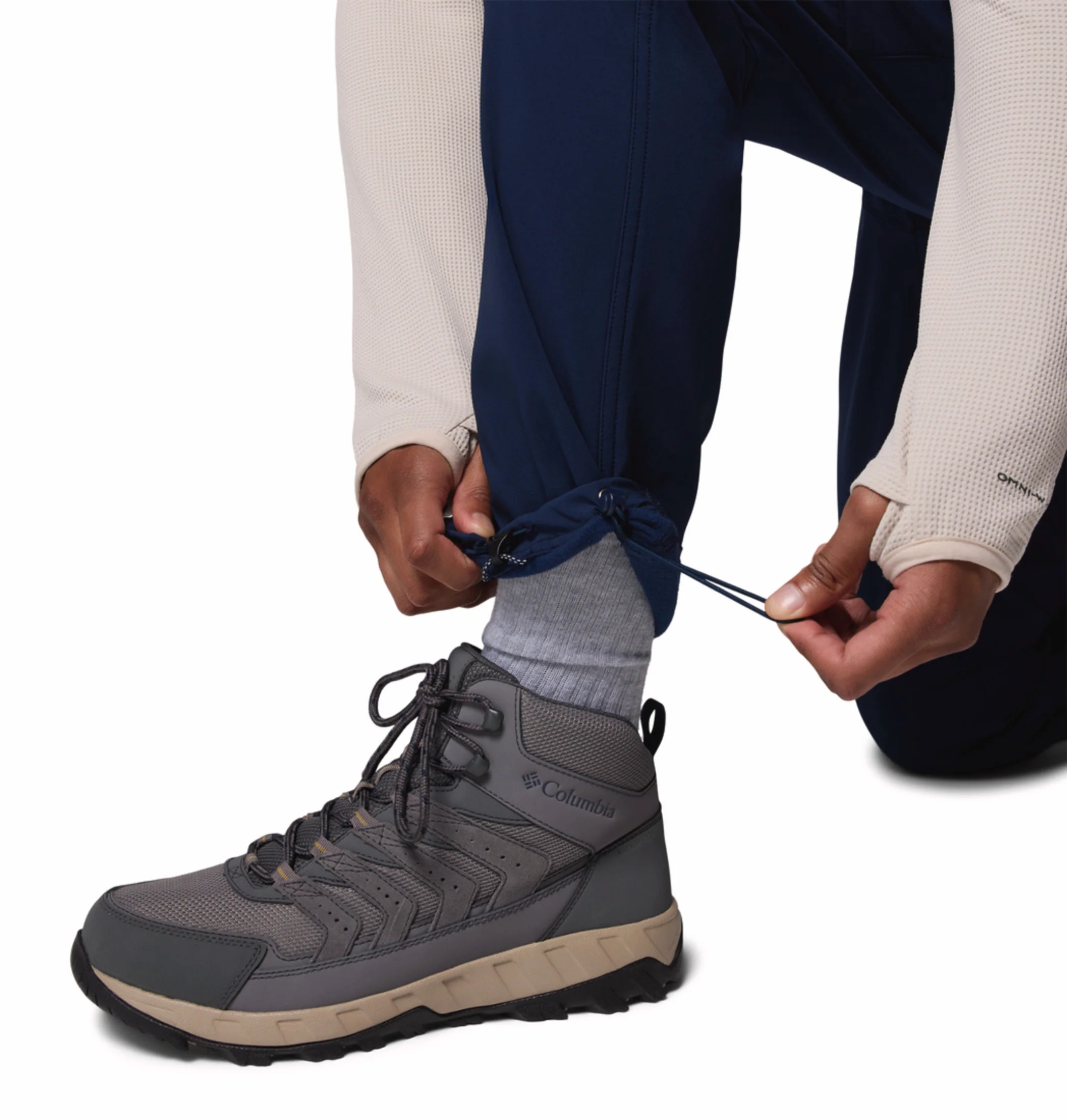 Columbia Men Navy Blue OmniShield Tech Trail Utility Warm Pant - Image 8