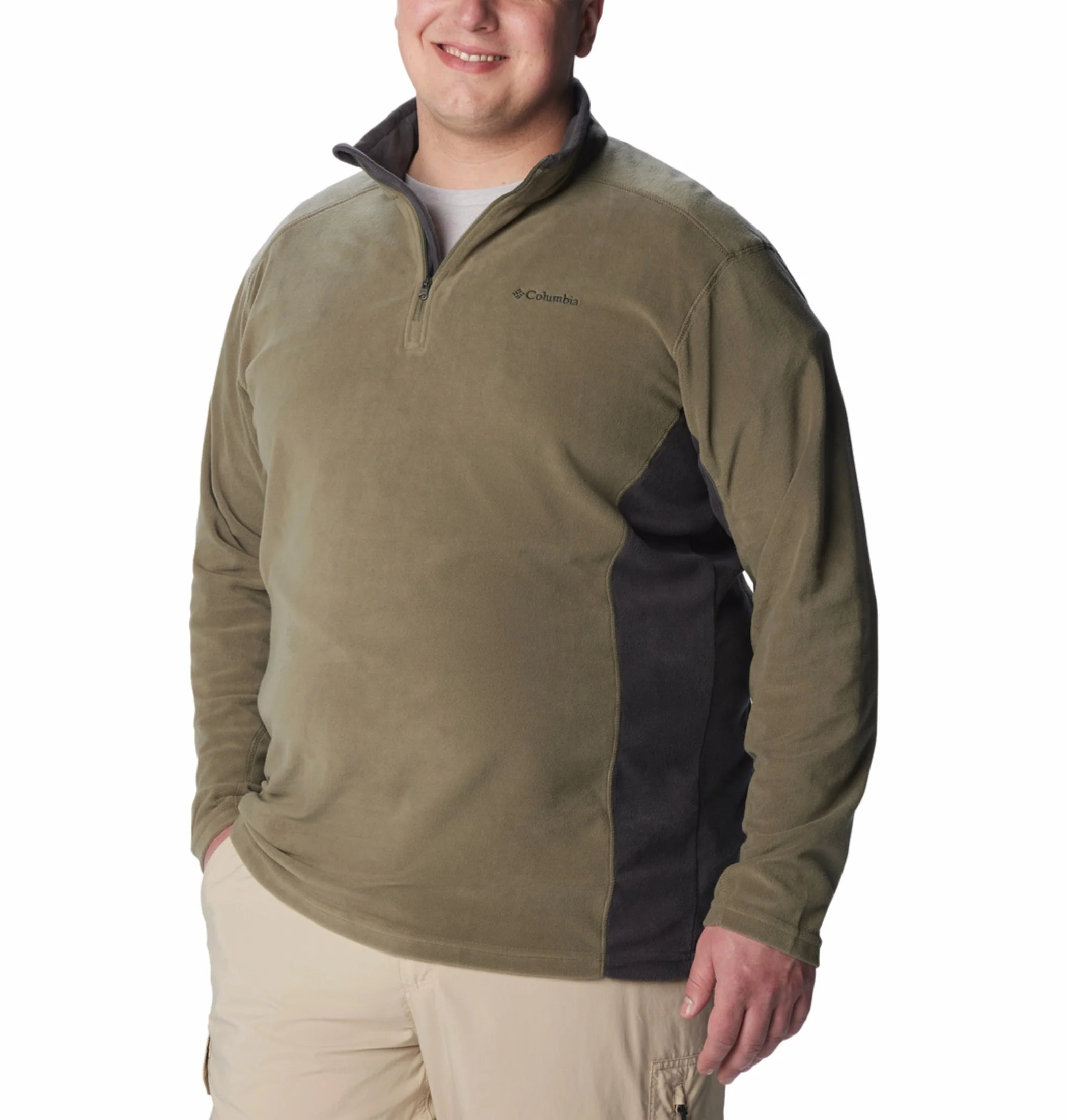 Columbia Men Olive Green Klamath Range II Pullover - Image 8