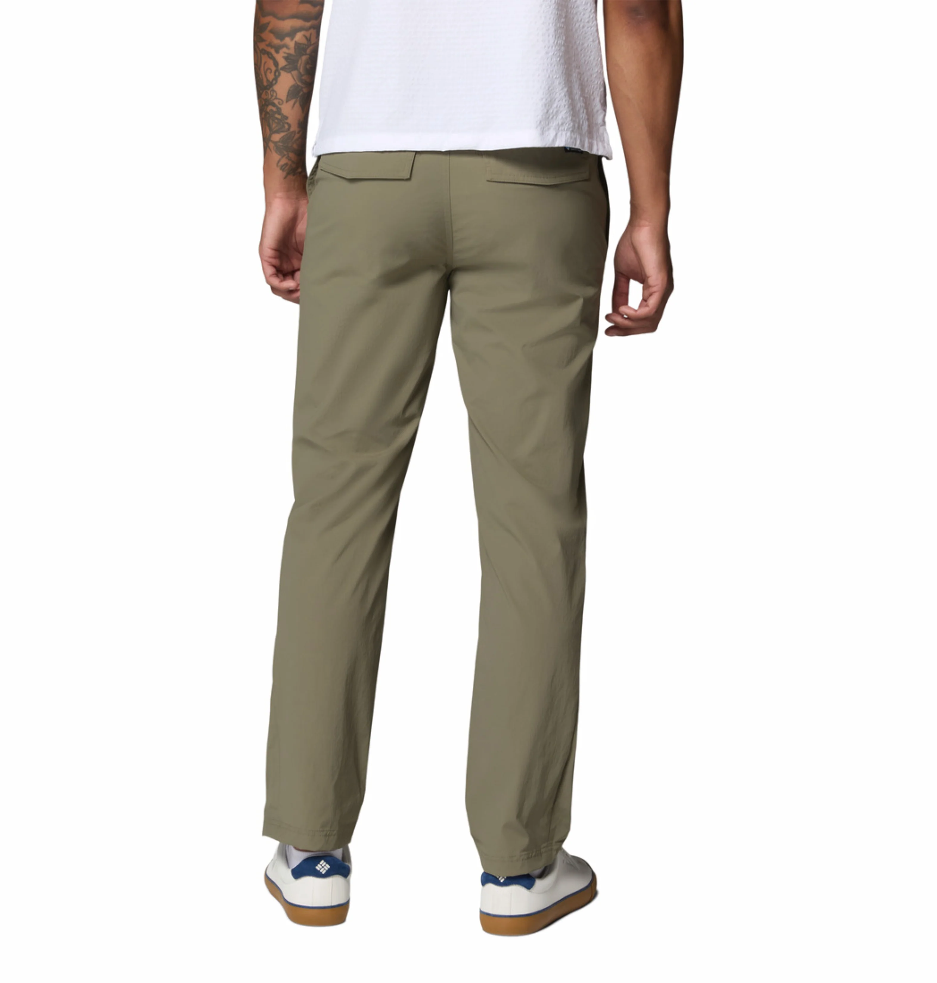 Columbia Men Olive Green Omni-Freeze ROC Lite Chino Pant - Image 4