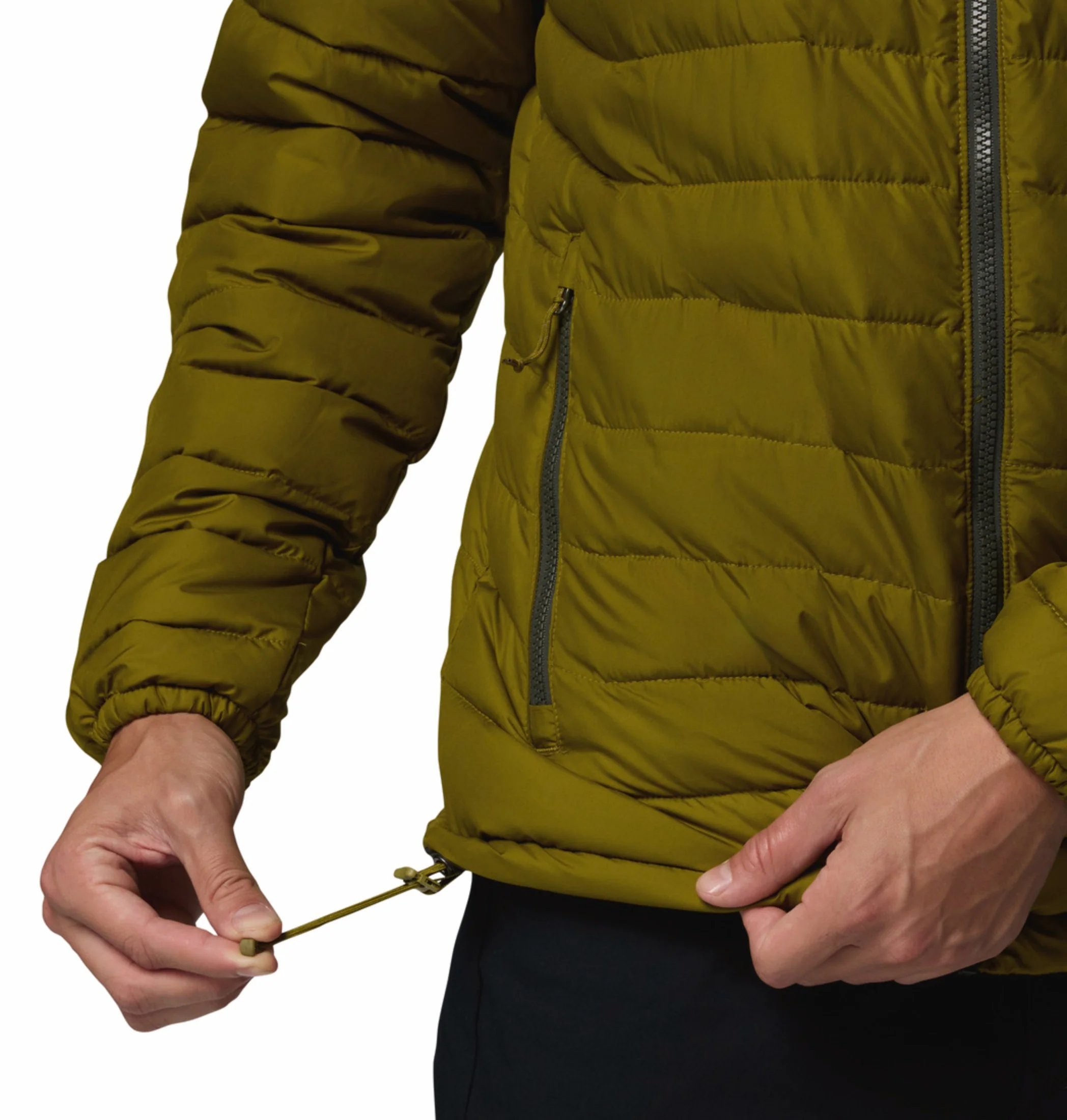 Columbia Men Olive Green Omni-Heat Powder Lite II Synthetic Down Jacket - Image 5