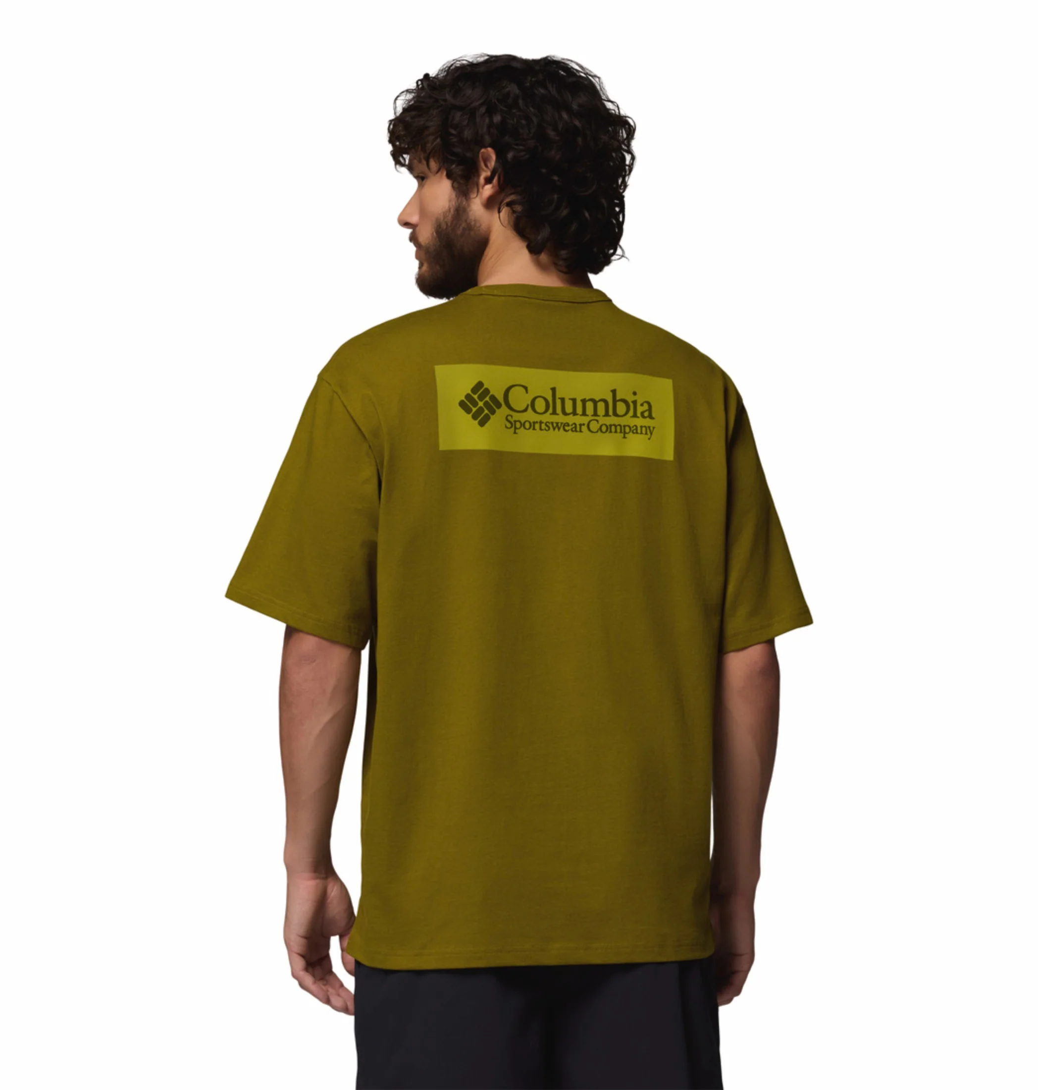 Columbia Men Olive Green Omni-Shade CSC Iconic Tshirt - Image 4