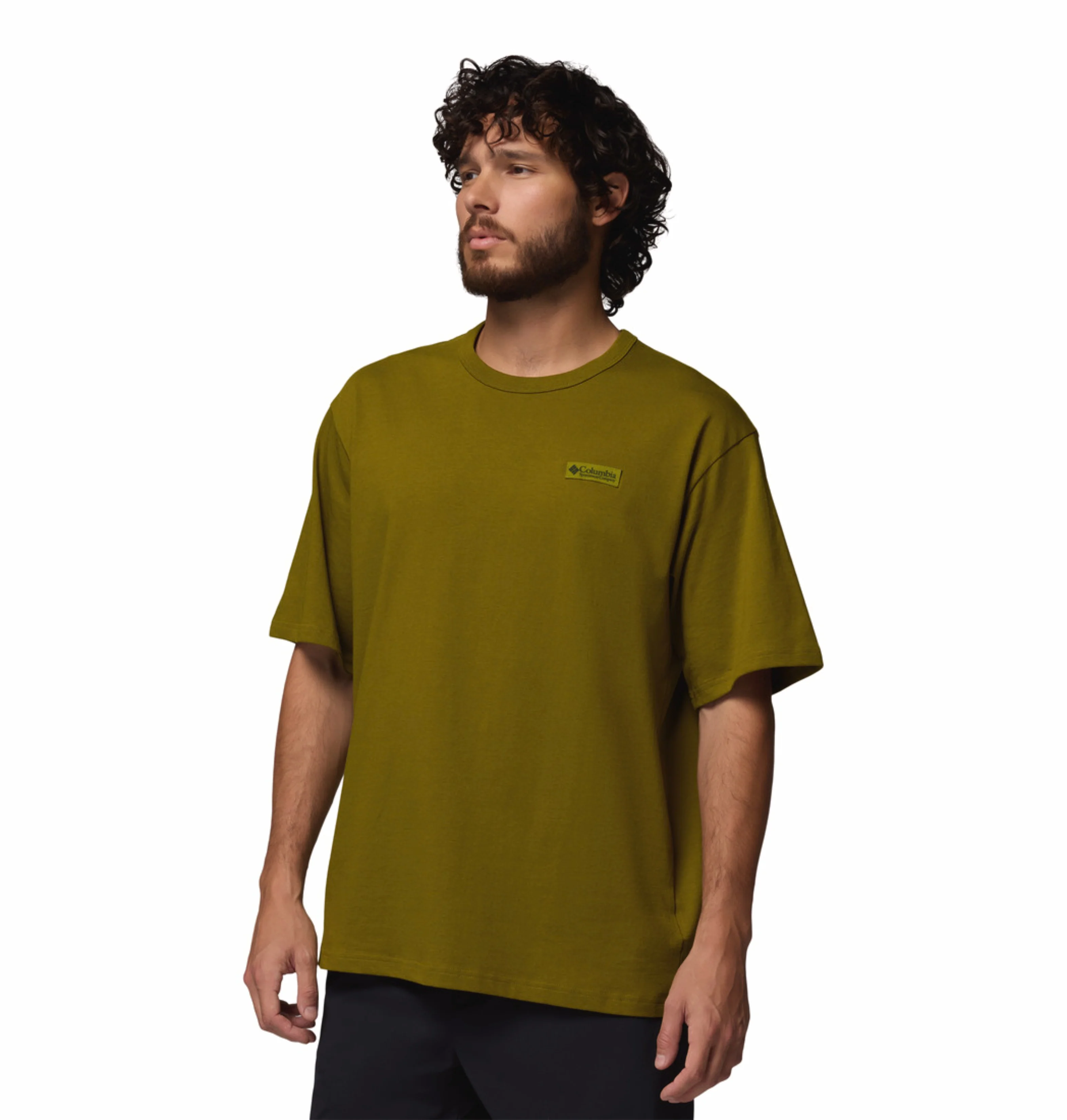 Columbia Men Olive Green Omni-Shade CSC Iconic Tshirt - Image 5