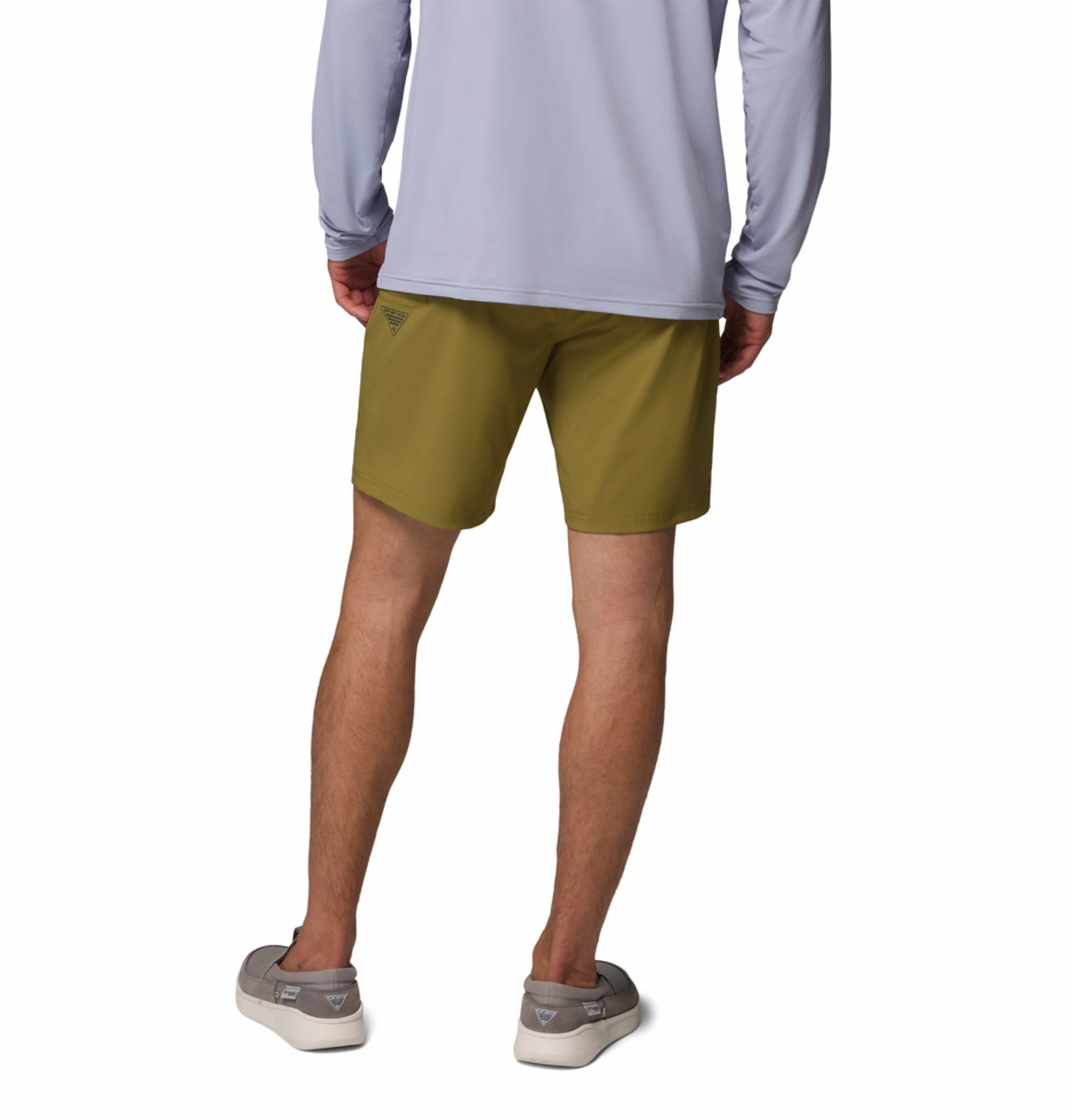 Columbia Men Olive Green Omni-Shade PFG Uncharted Short - Image 4