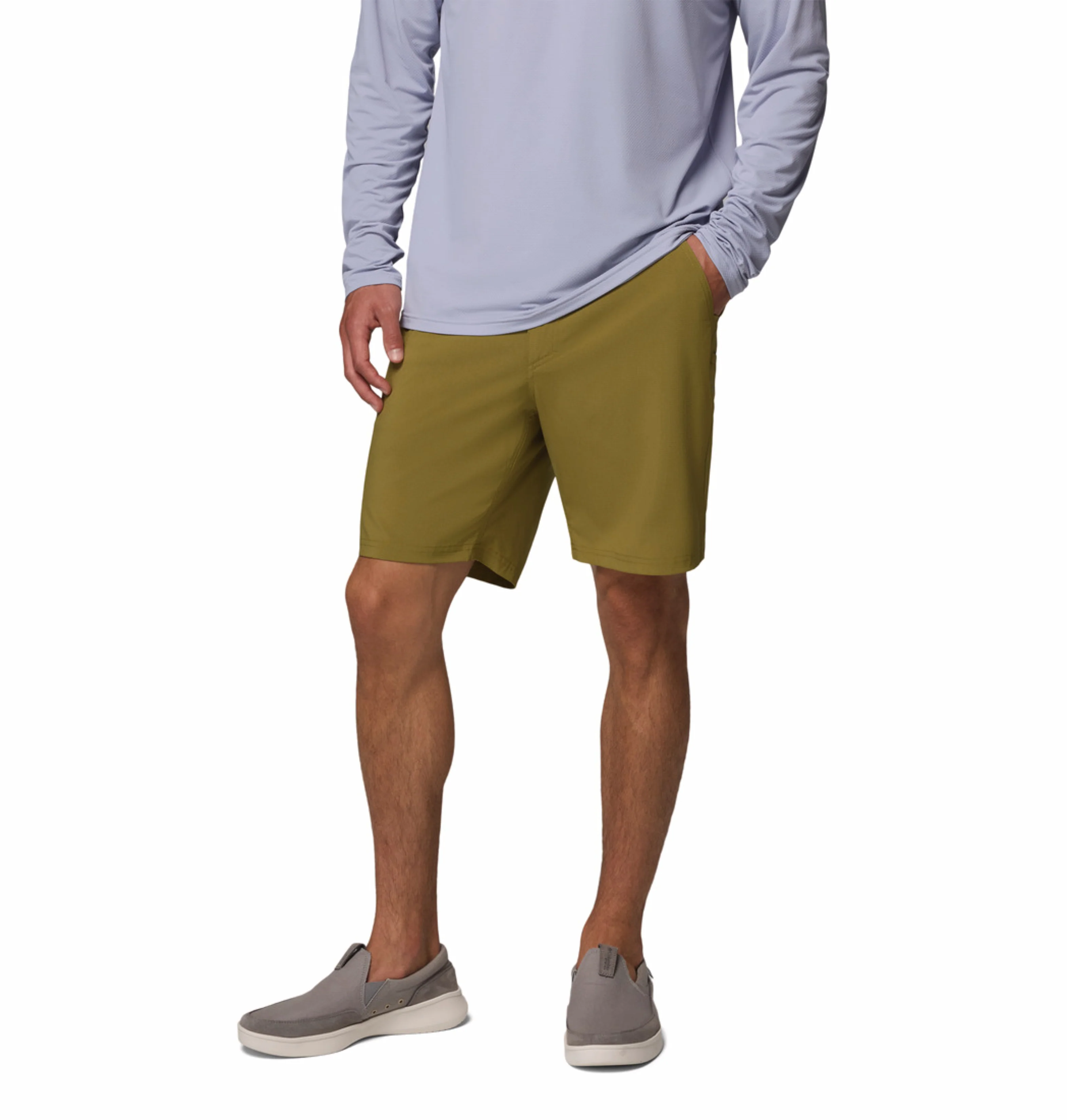 Columbia Men Olive Green Omni-Shade PFG Uncharted Short - Image 5