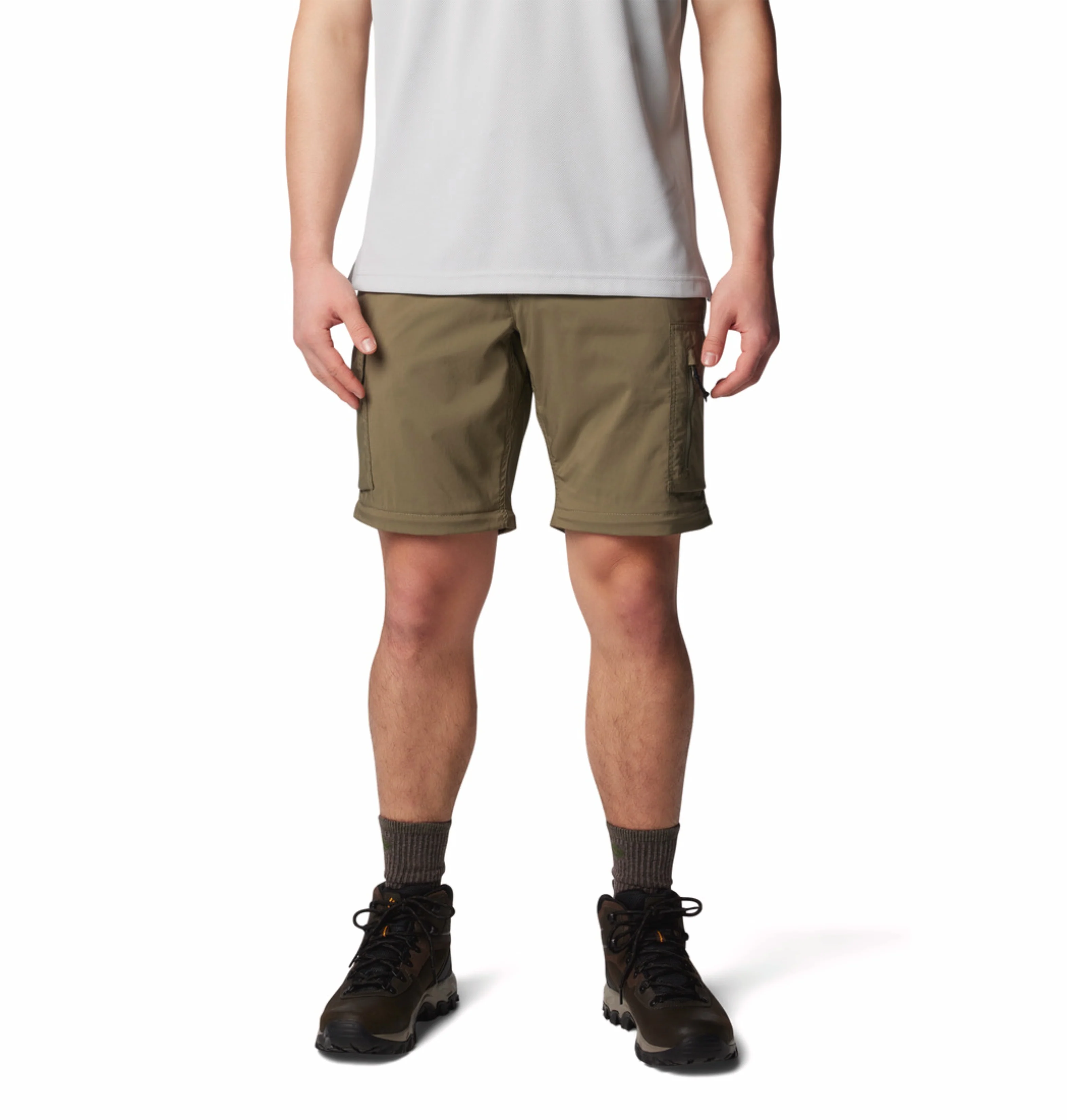 Columbia Men Olive Green Omni-Shade Silver Ridge Utility Convertible Pant - Image 10