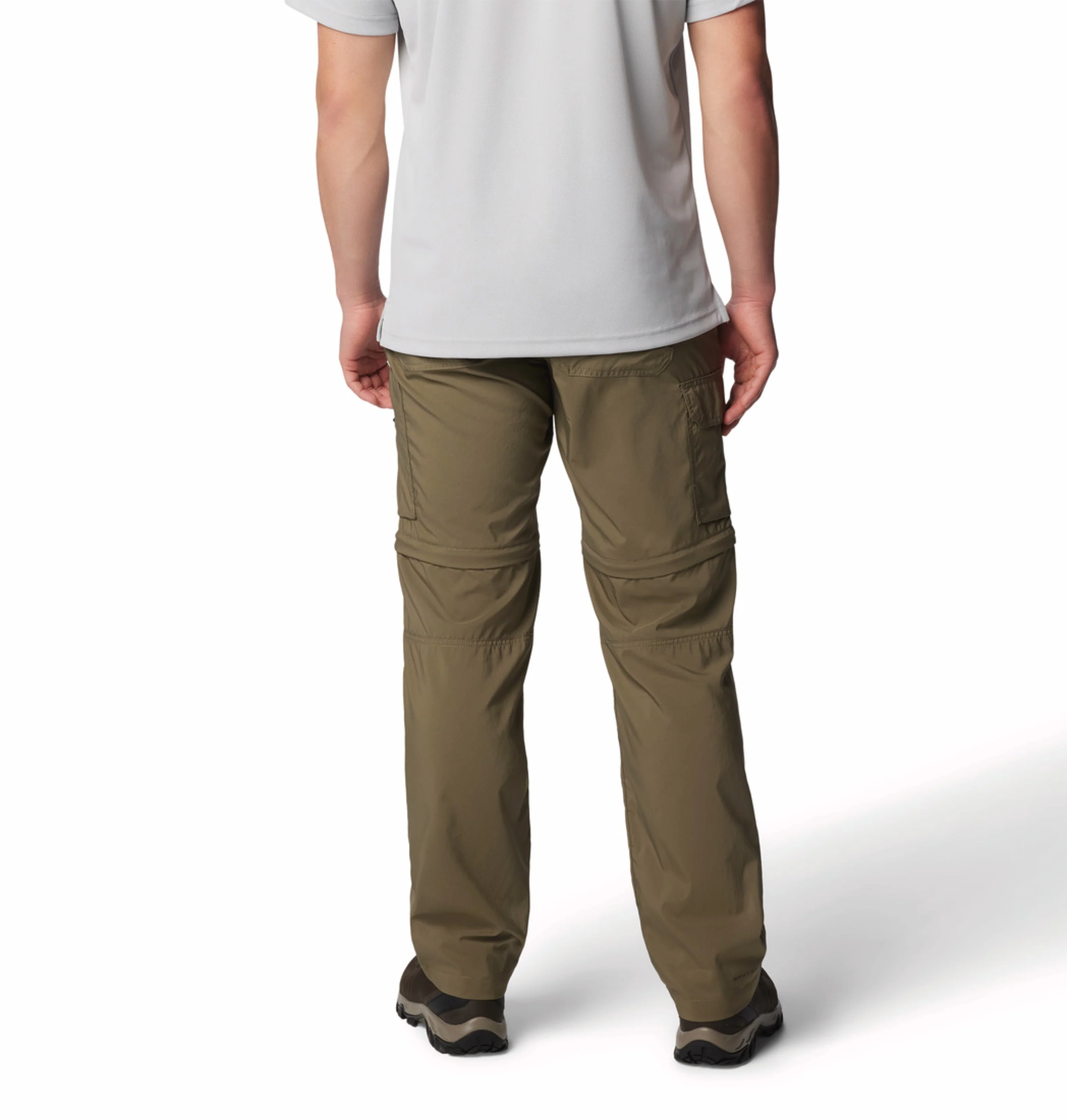 Columbia Men Olive Green Omni-Shade Silver Ridge Utility Convertible Pant - Image 4